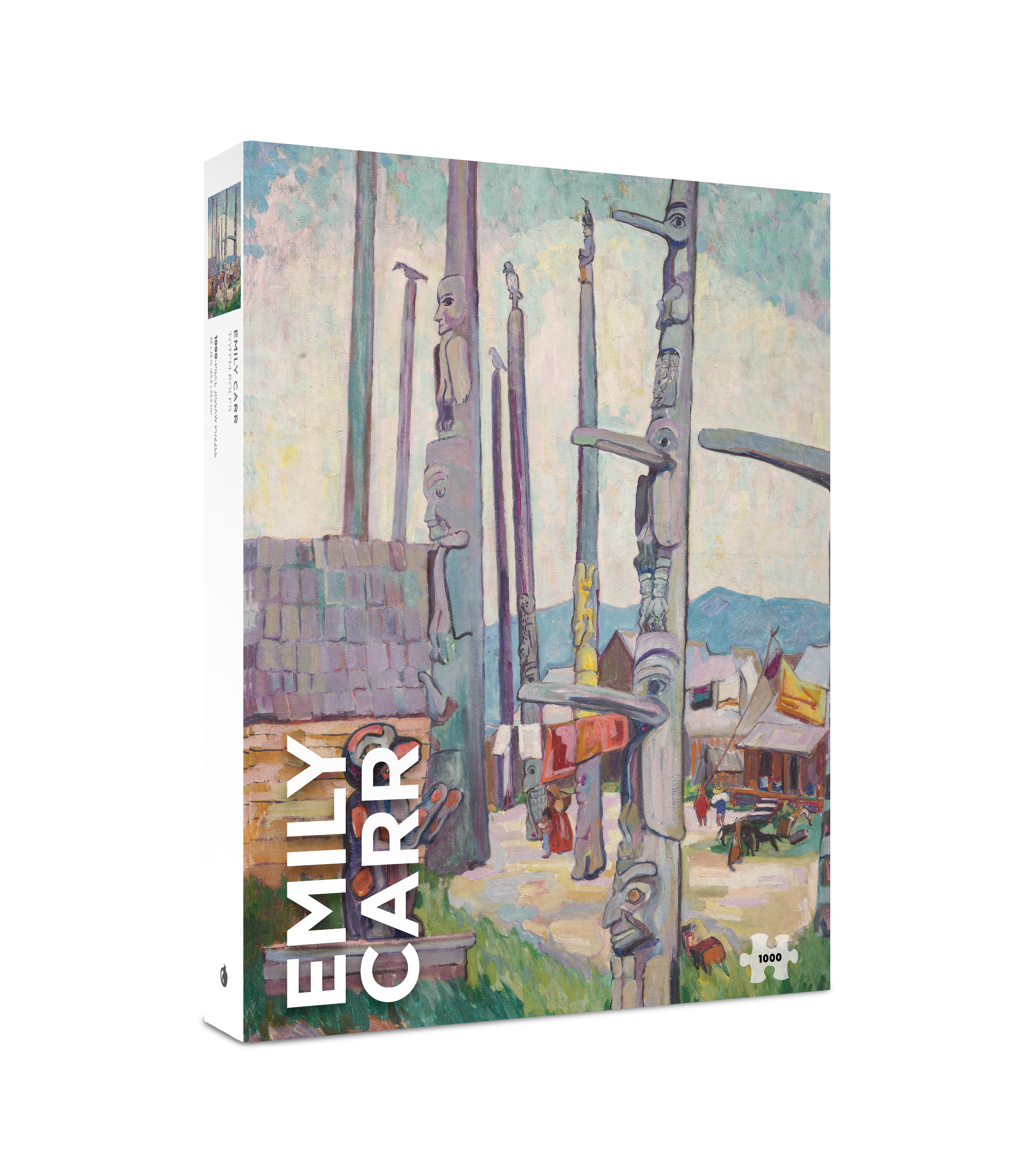 pomegranate-emily-carr-totem-poles-puzzle-1000-teile-kanada image 1