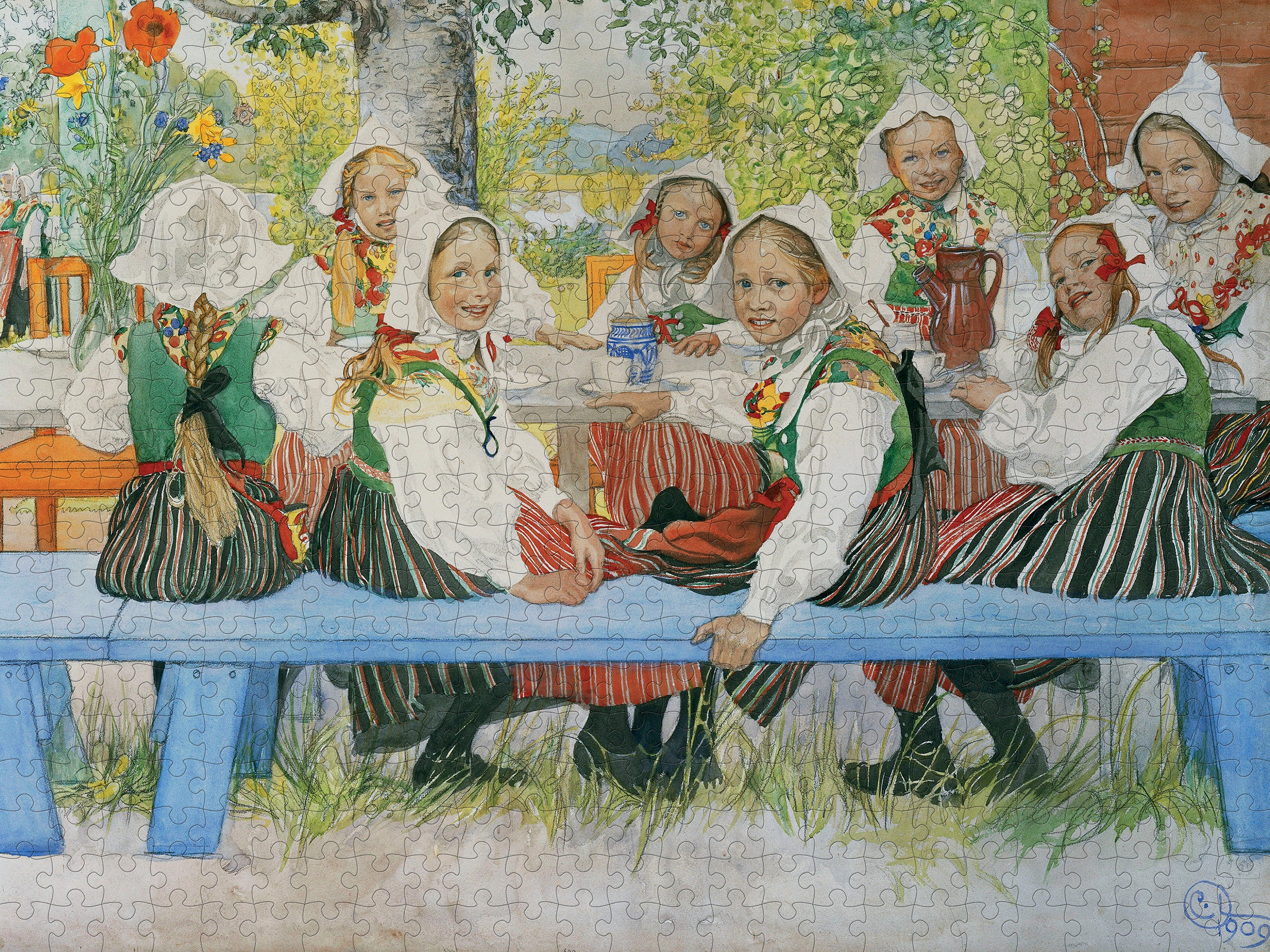 pomegranate-kersti-s-birthday-500-teile-puzzle-carl-larsson image 2