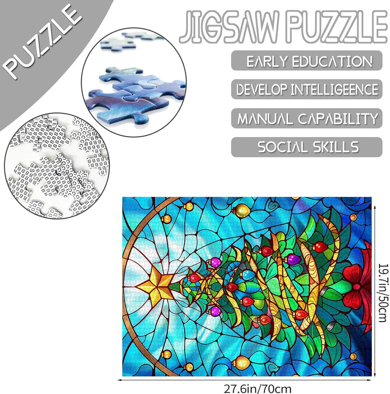 tucocoo-christmas-tree-glass-puzzle-1000-teile-weihnacht image 4
