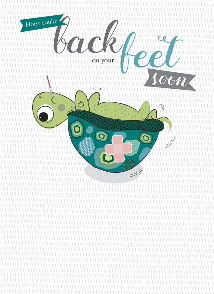 otter-house-back-on-your-feet-genesungskarte-schildkr-te-gute-besserung image 1