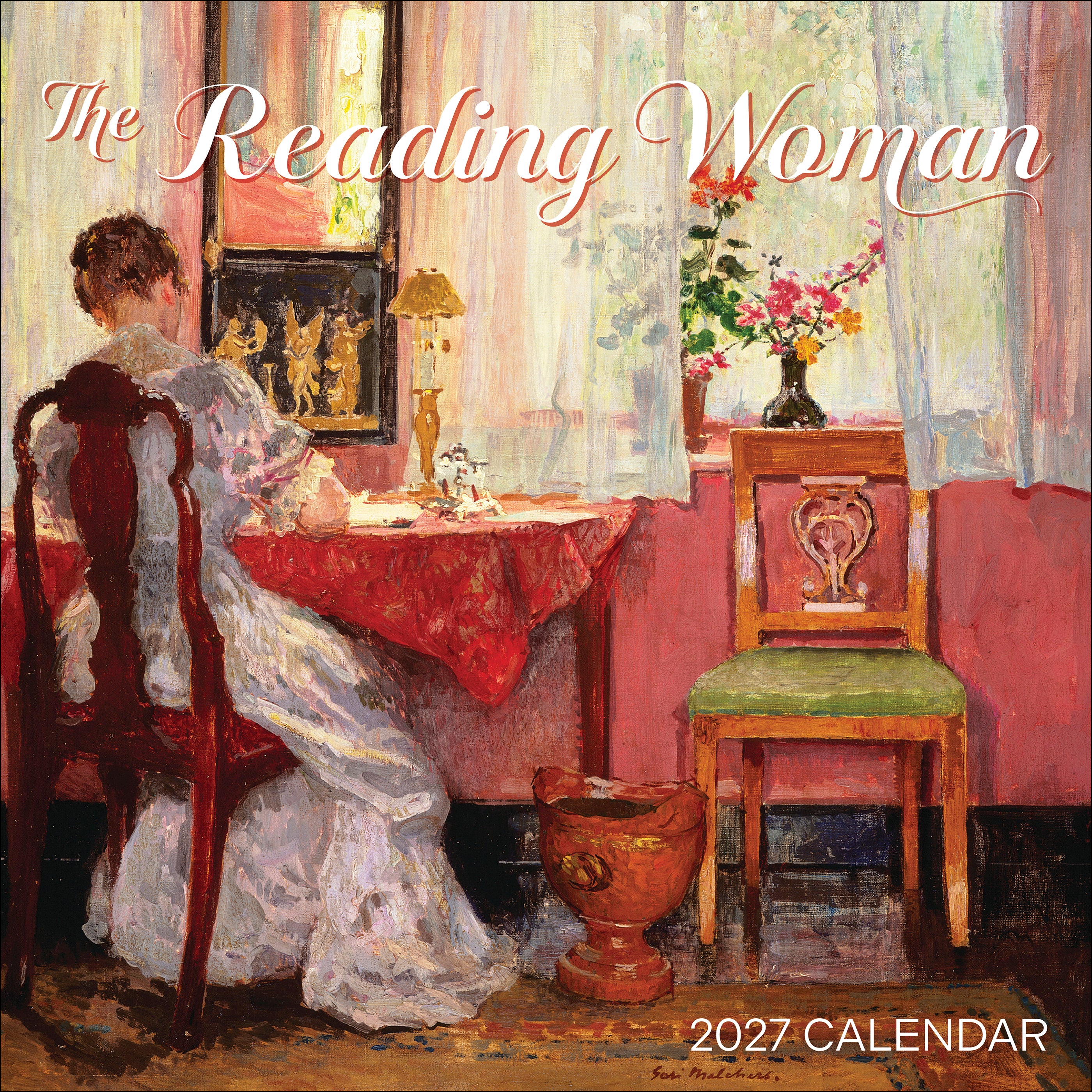 pomegranate-reading-woman-2027-wandkalender-literatur image 1