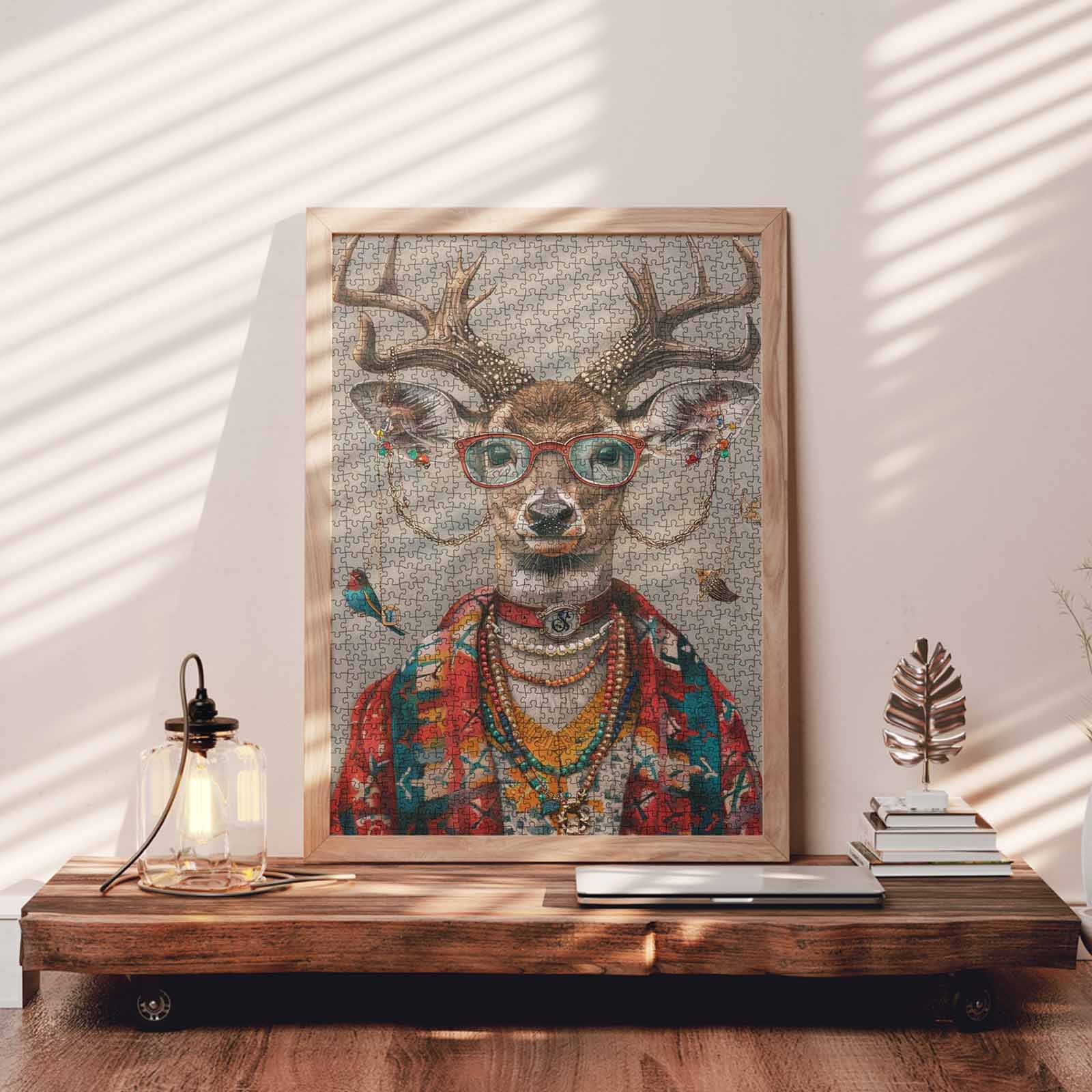 tucocoo-stylish-deer-puzzle-1000-teile-hirsch-motiv image 3