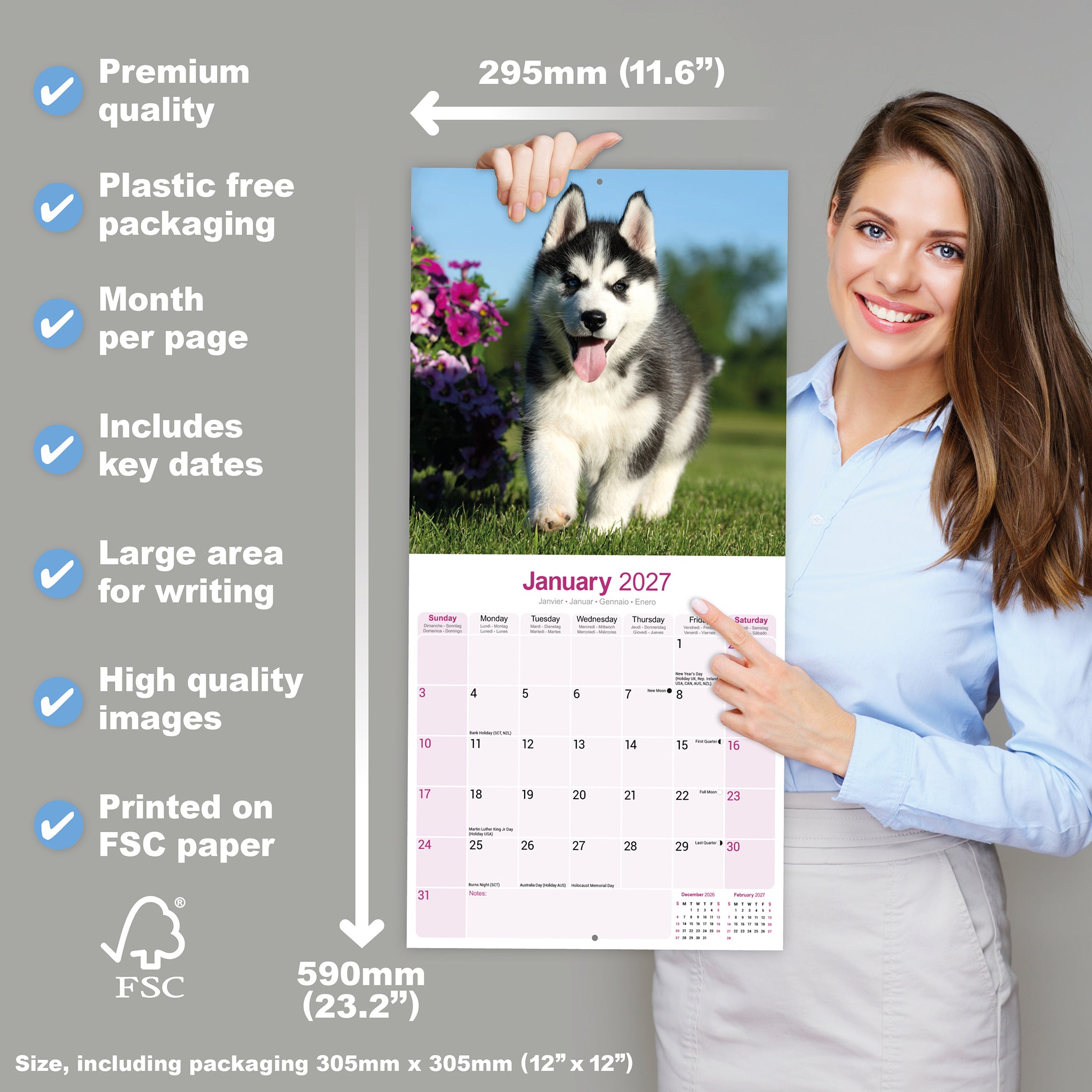 otter-house-siberian-husky-wandkalender-2027-hunde image 4
