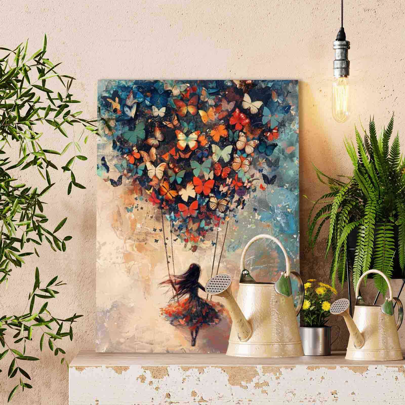 tucocoo-schmetterling-schaukel-malen-nach-zahlen-40x50 image 2