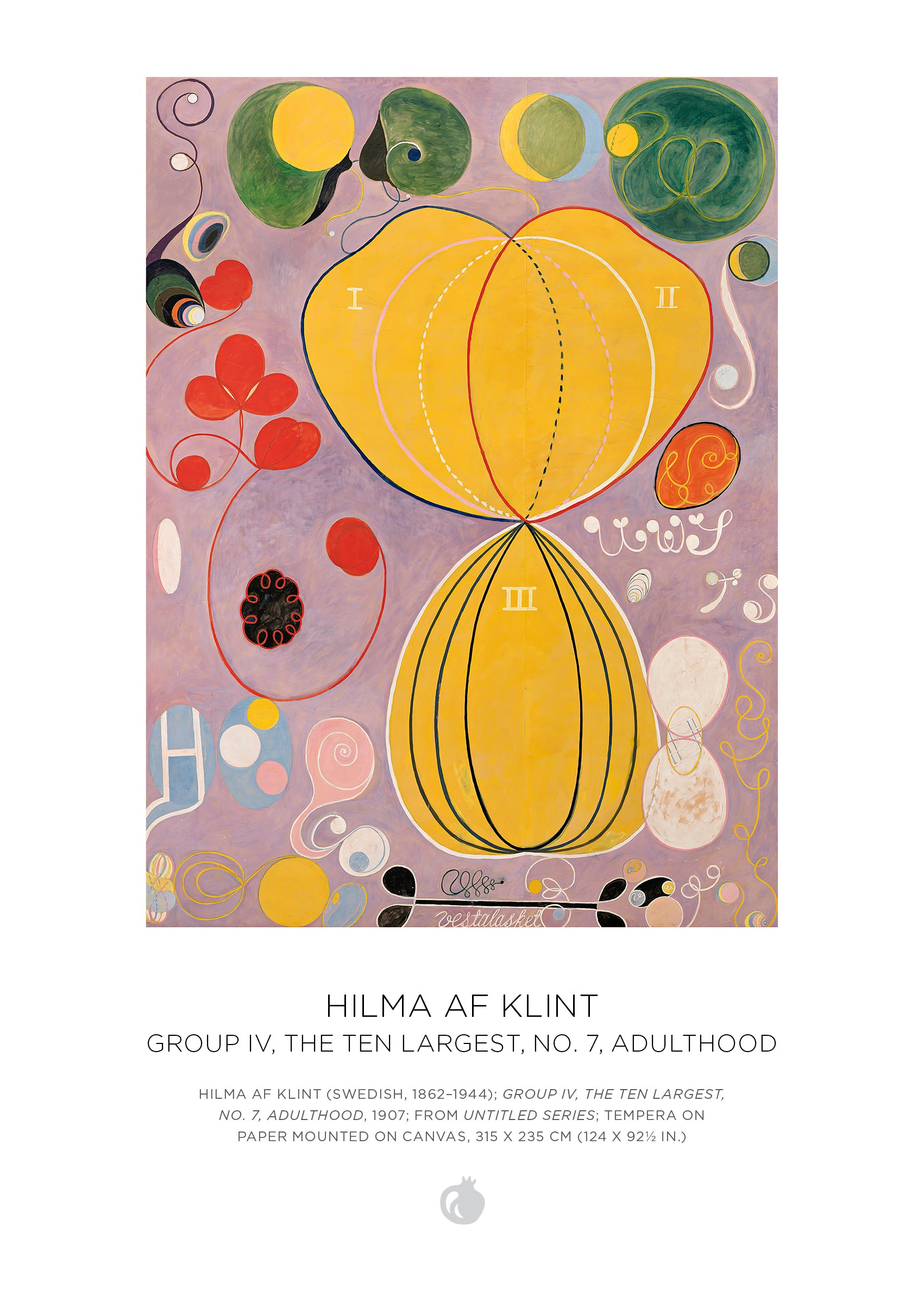 pomegranate-hilma-af-klint-puzzle-120-teile-set-abstrakt image 8