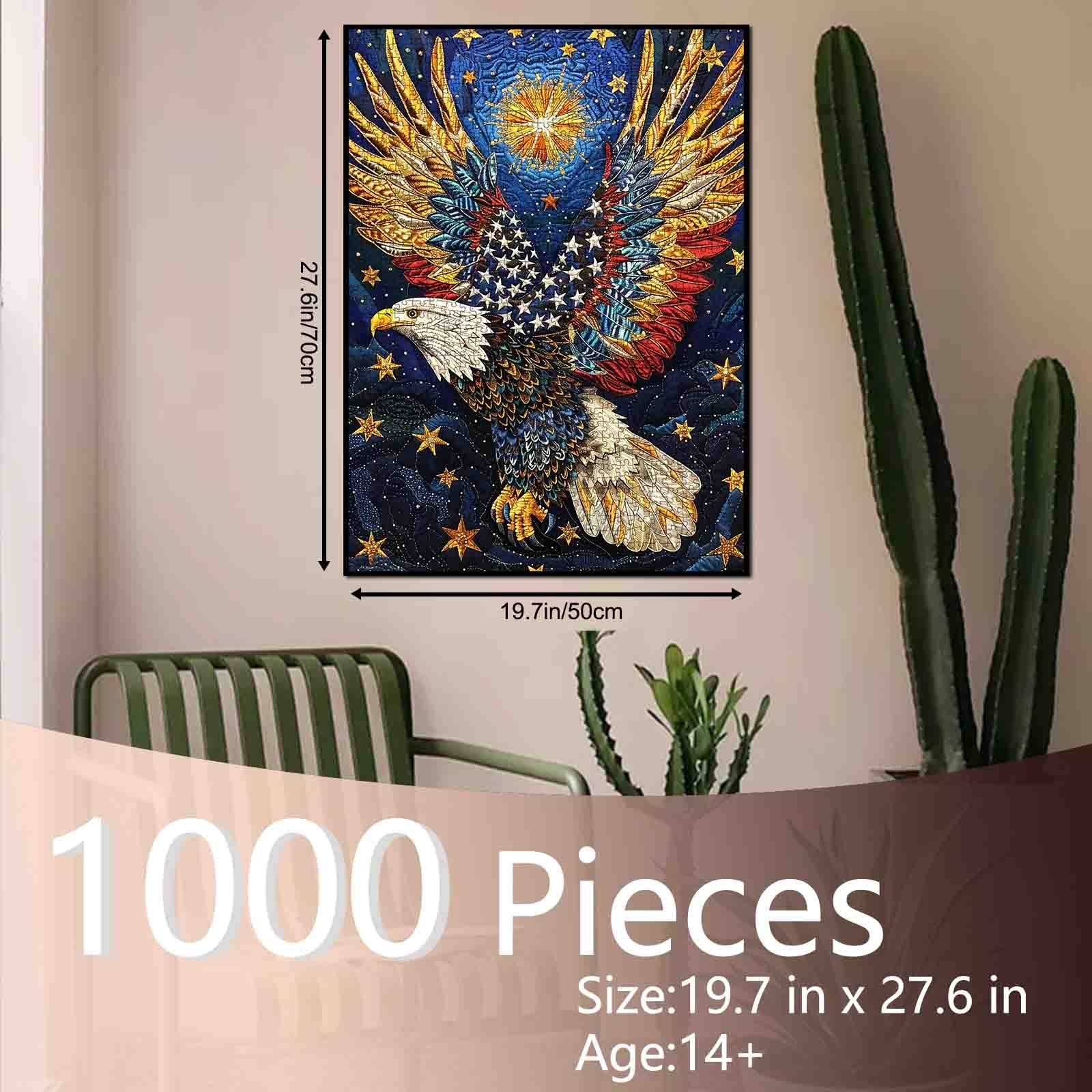 tucocoo-jigsaw-puzzles-patriotic-eagle-wings-puzzle-1000-teile image 5