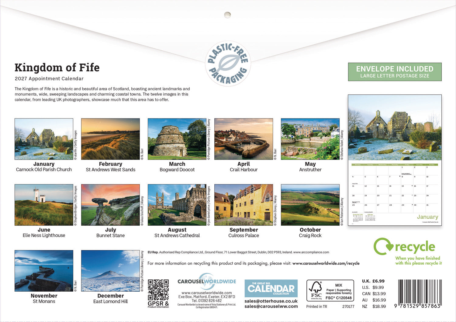 otter-house-kingdom-of-fife-a4-kalender-2027-schottland image 2