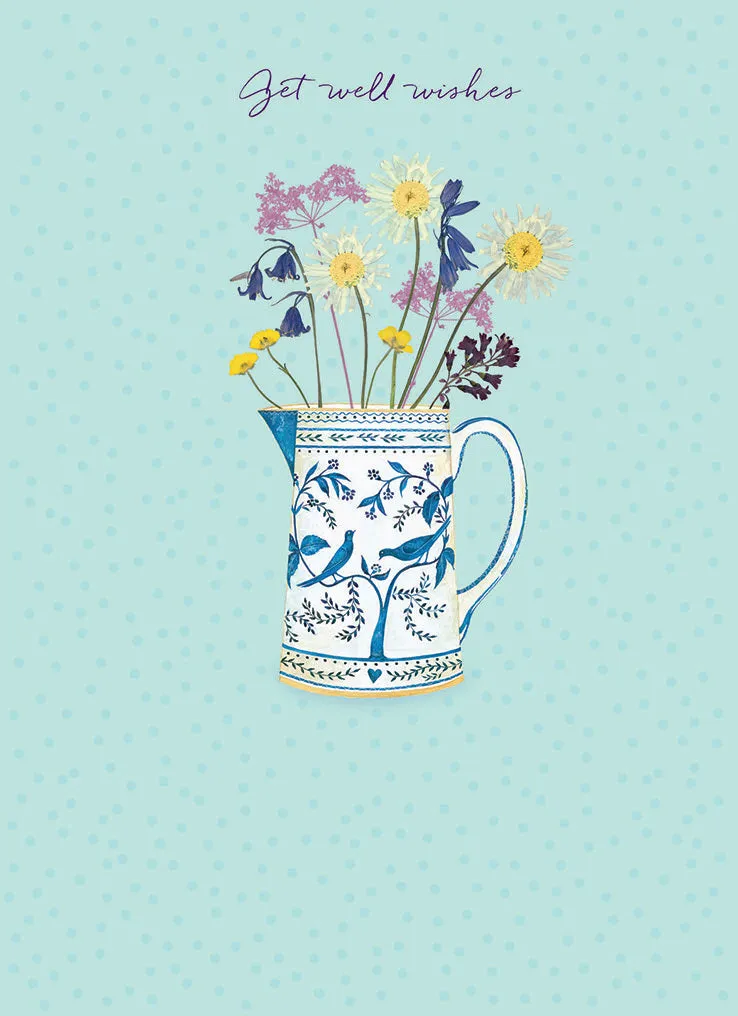 otter-house-gute-besserung-karte-vase-blumen image 1