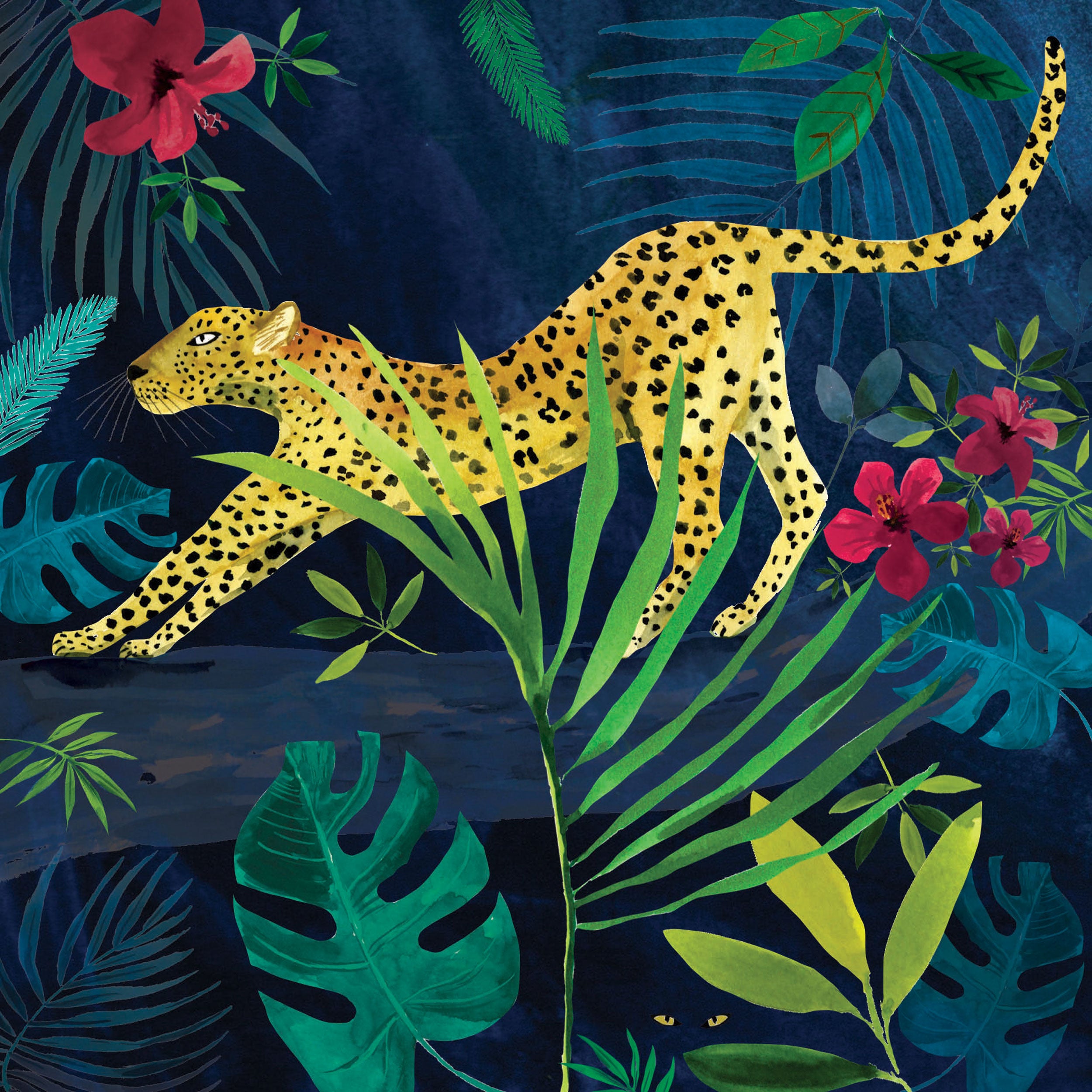 otter-house-fusion-leopard-gru-karte-dschungelmotiv image 1