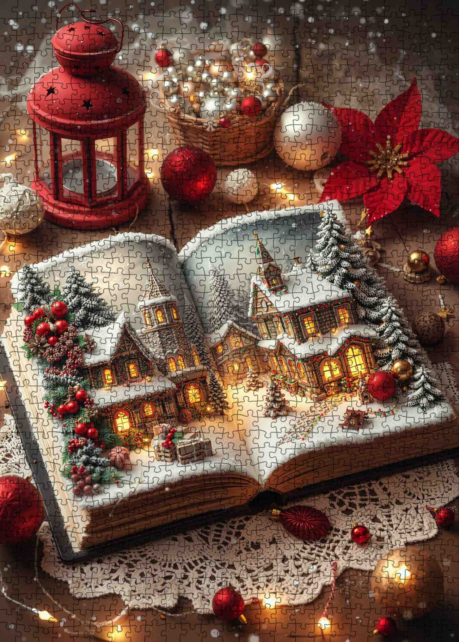 tucocoo-storybook-village-puzzle-1000-teile-weihnachtsdorf image 2
