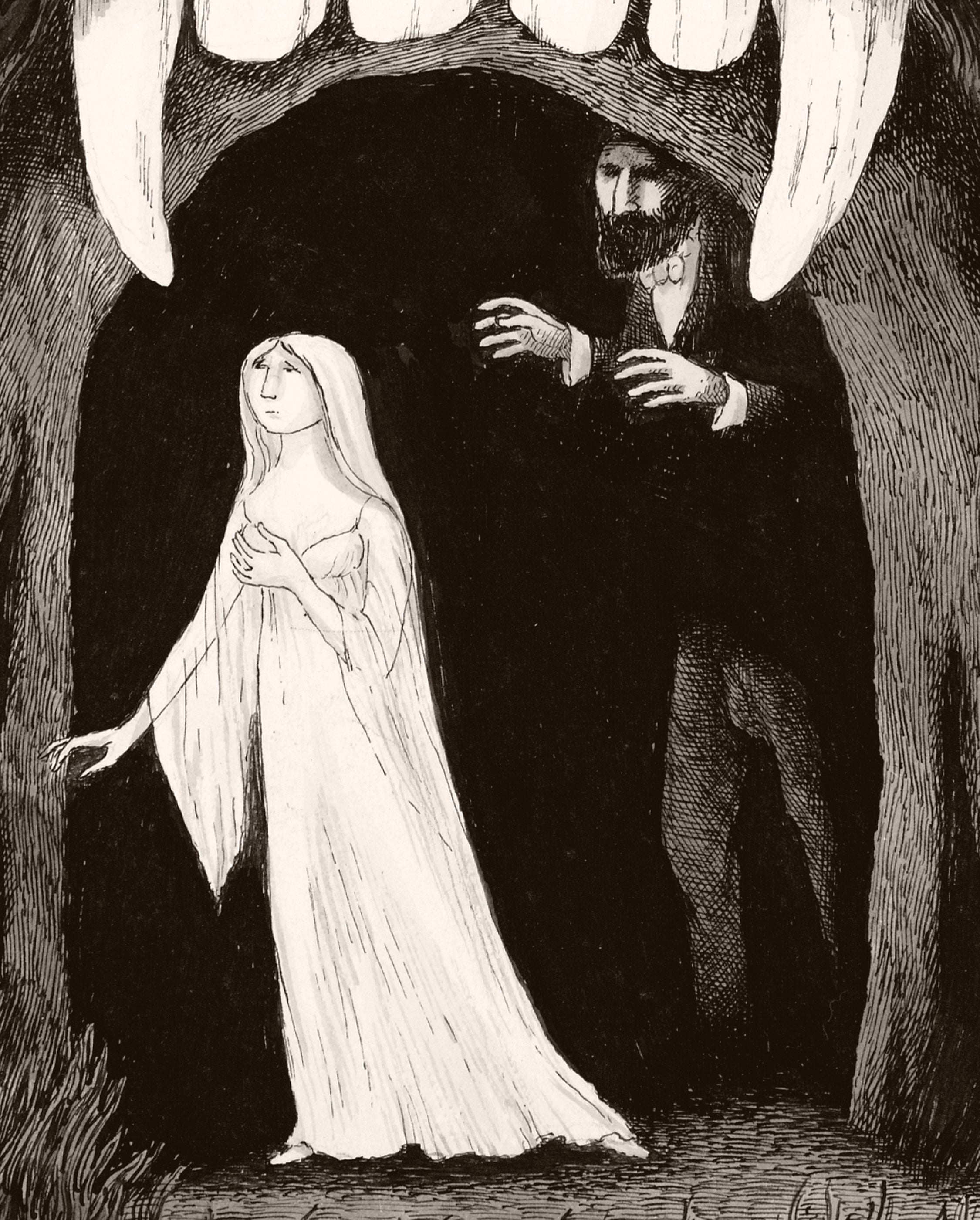 pomegranate-bookmarks-edward-gorey-dracula-and-lucy-lesezeichen image 2