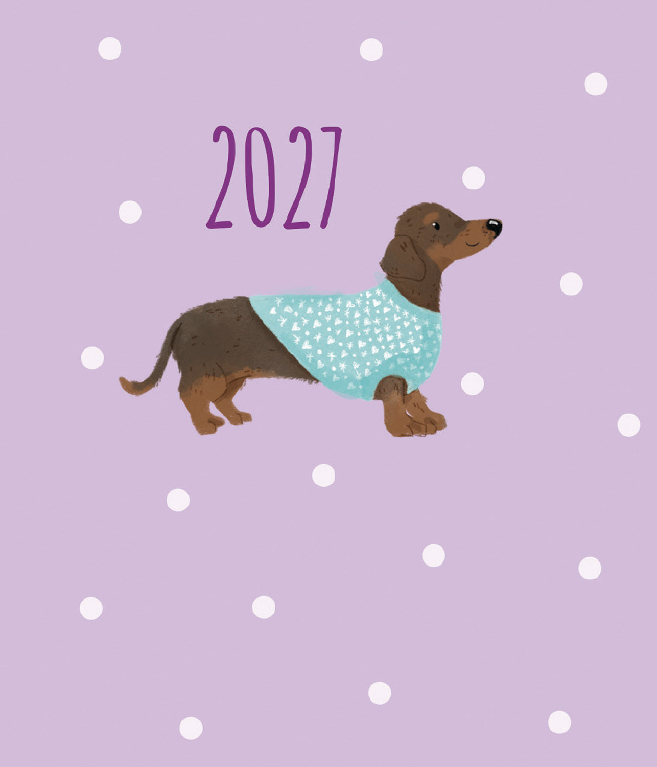 otter-house-fashion-diary-dackel-taschenkalender-2027 image 1