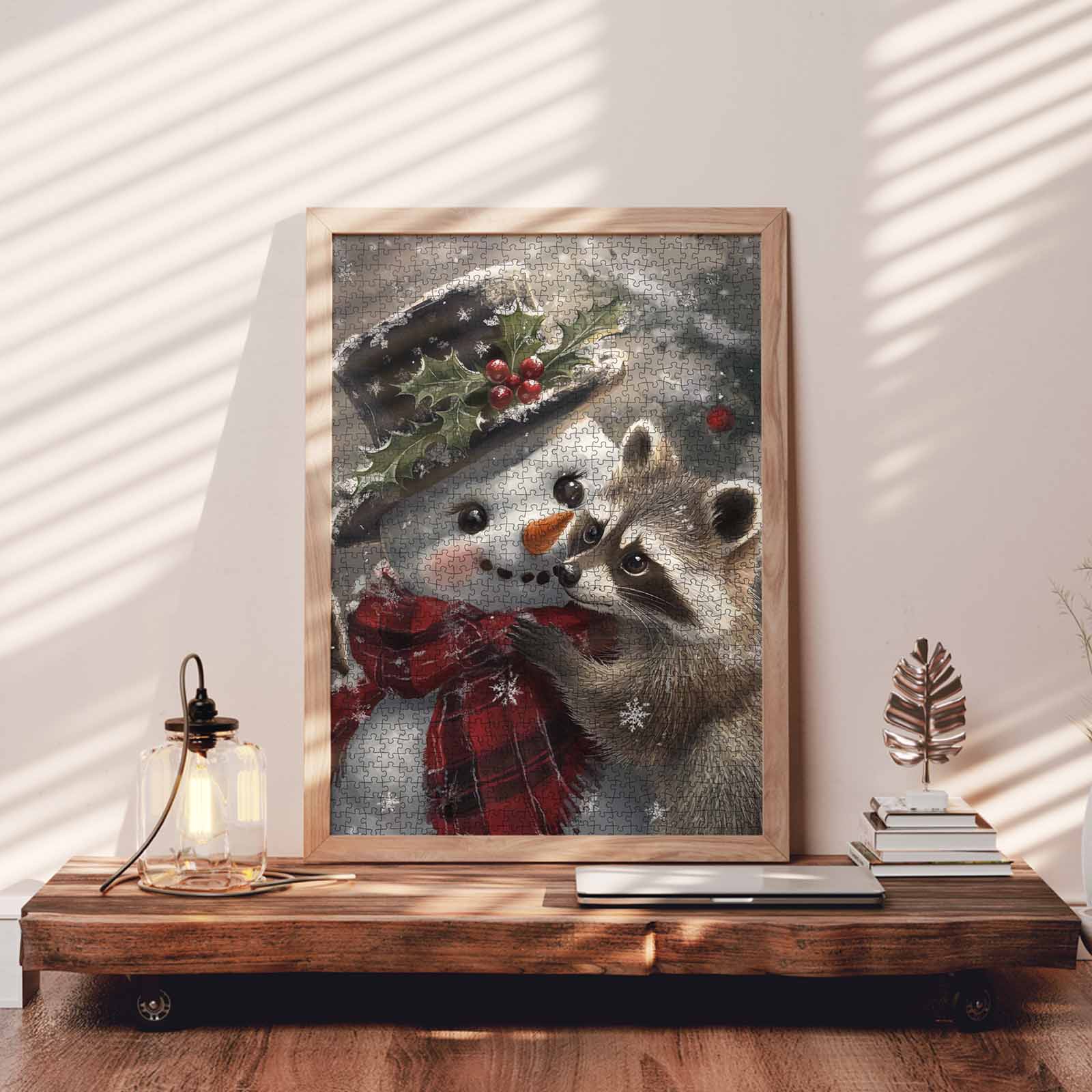 tucocoo-winter-hug-with-raccoon-puzzle-1000-teile-winter image 3