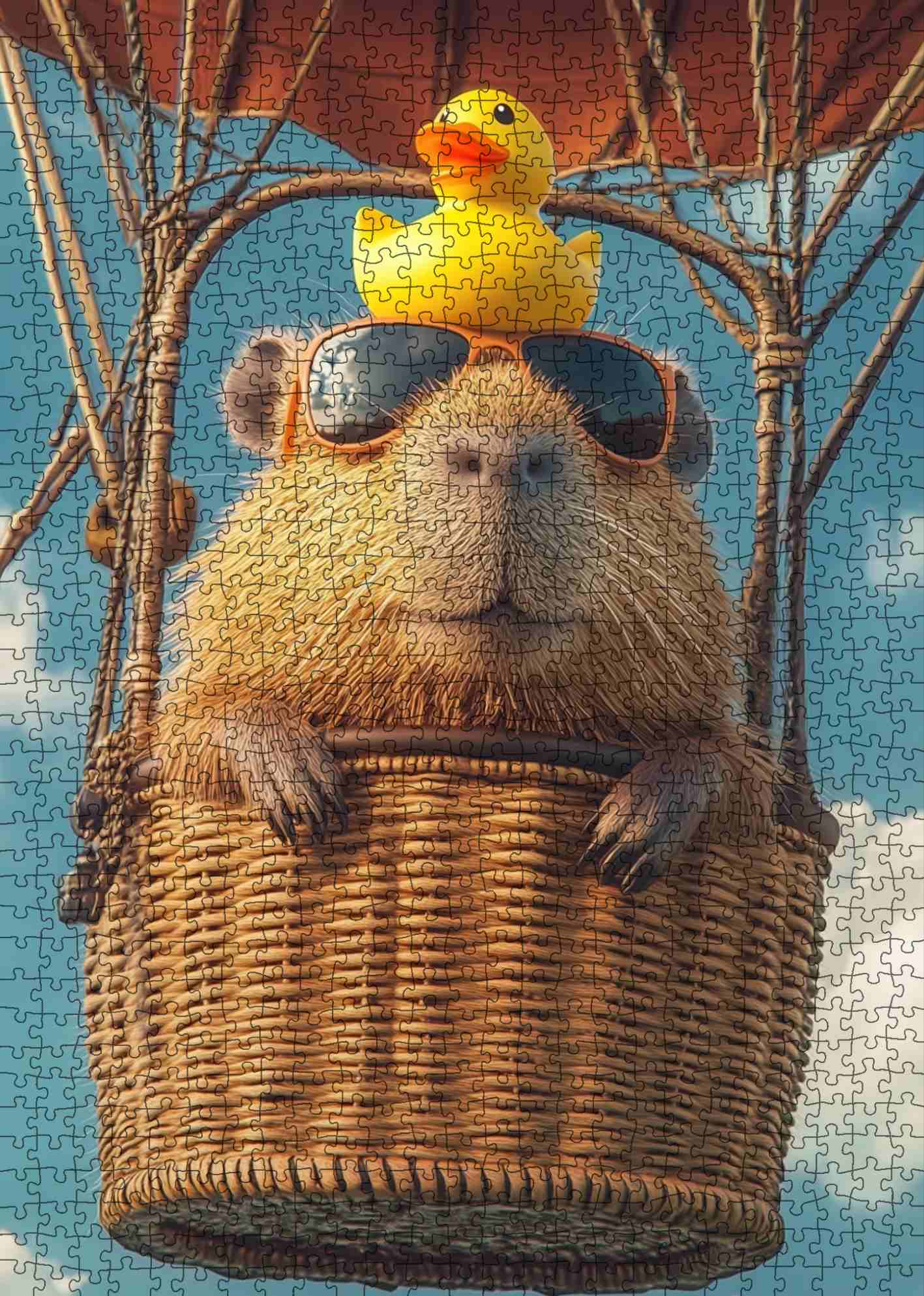 tucocoo-capybara-in-hot-air-balloon-puzzle-1000-teile-tiere image 2