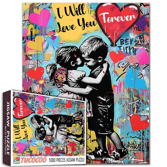 tucocoo-forever-love-graffiti-puzzle-1000-teile-liebe image 1