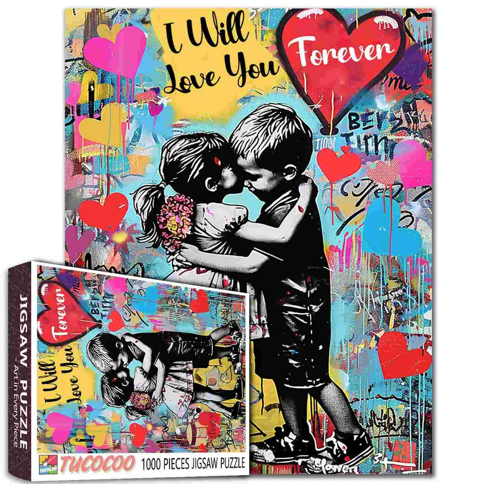 tucocoo-forever-love-graffiti-puzzle-1000-teile-liebe image 1