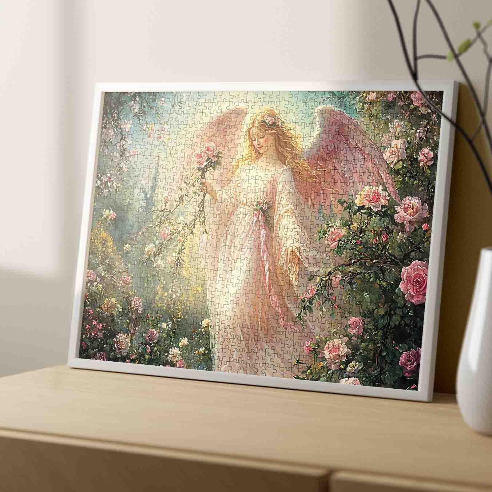 tucocoo-rose-garden-angel-puzzle-1000-teile-rosenmotiv image 4