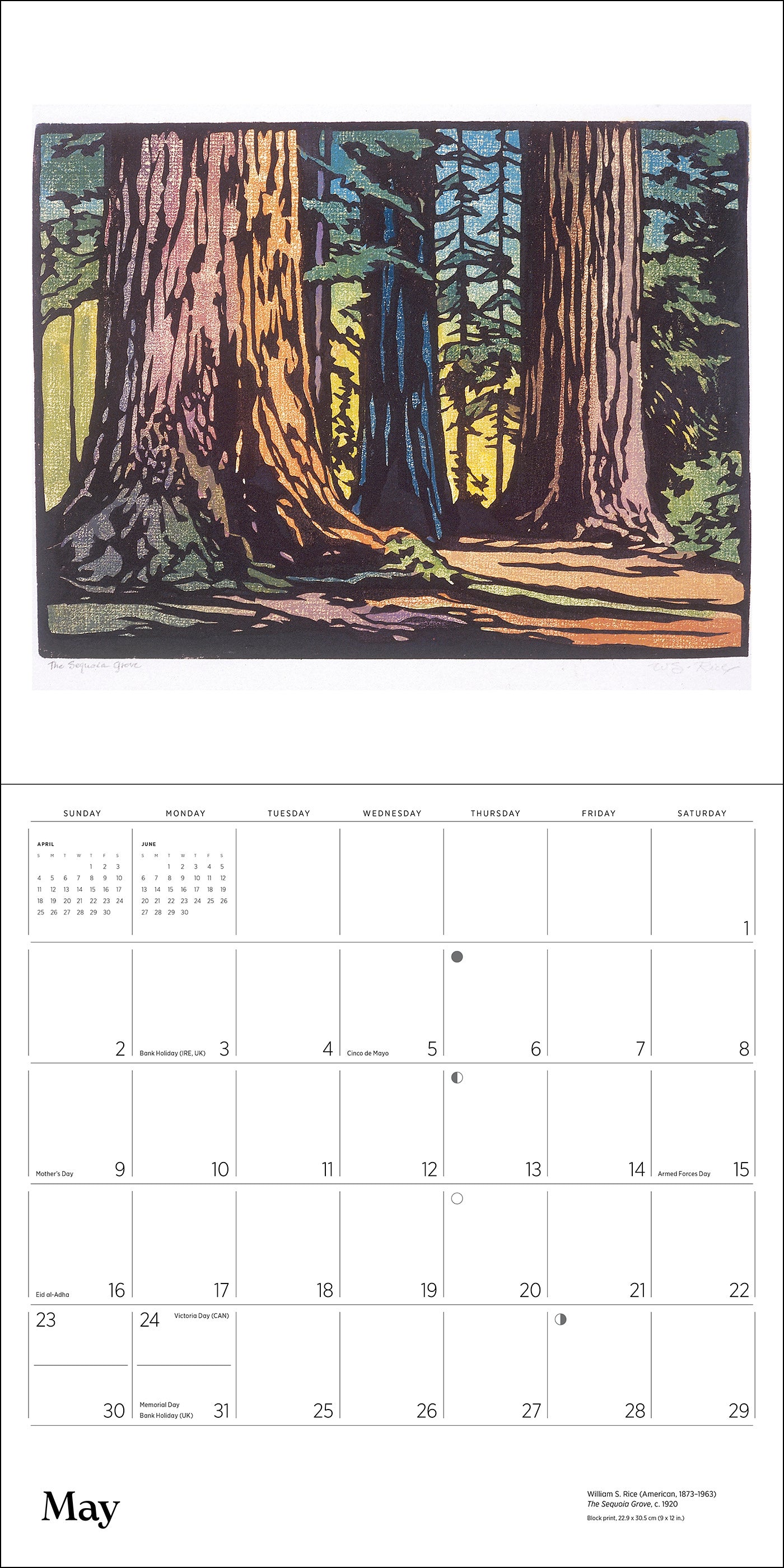 pomegranate-rice-block-prints-wandkalender-2027-landschaften image 7