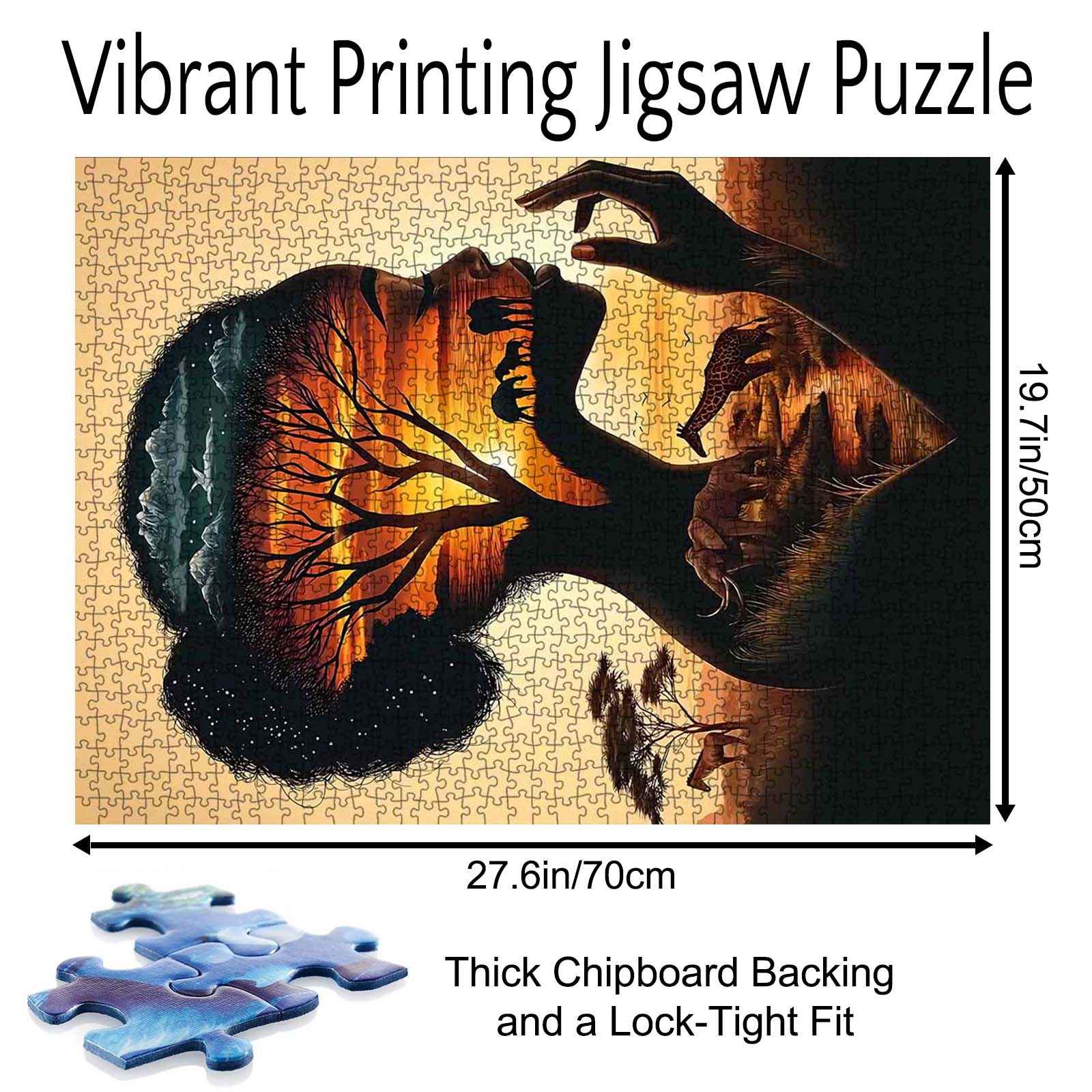 tucocoo-african-silhouette-puzzle-1000-teile-sonnenuntergang image 5