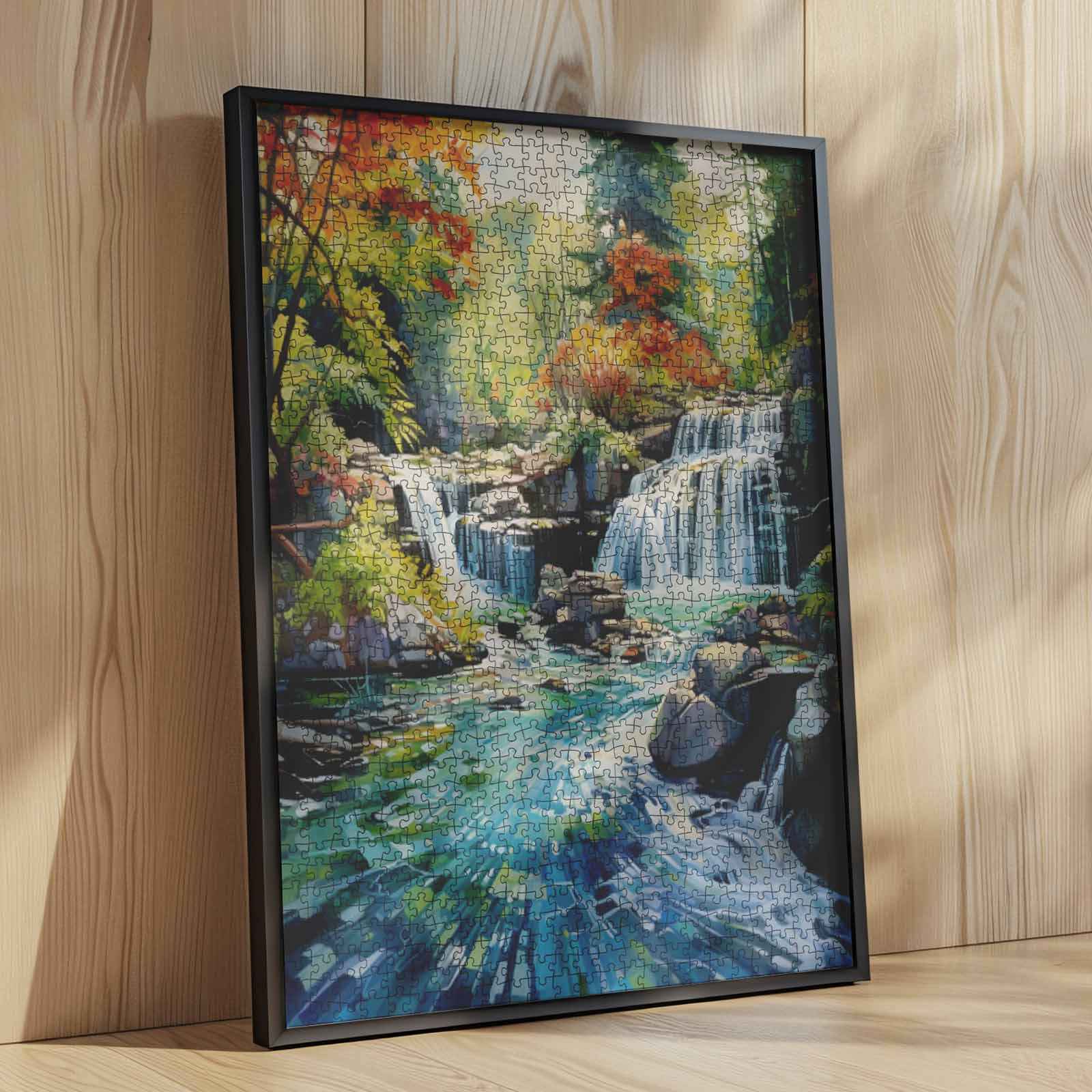 tucocoo-forest-cascade-puzzle-1000-teile-wald-bach image 4