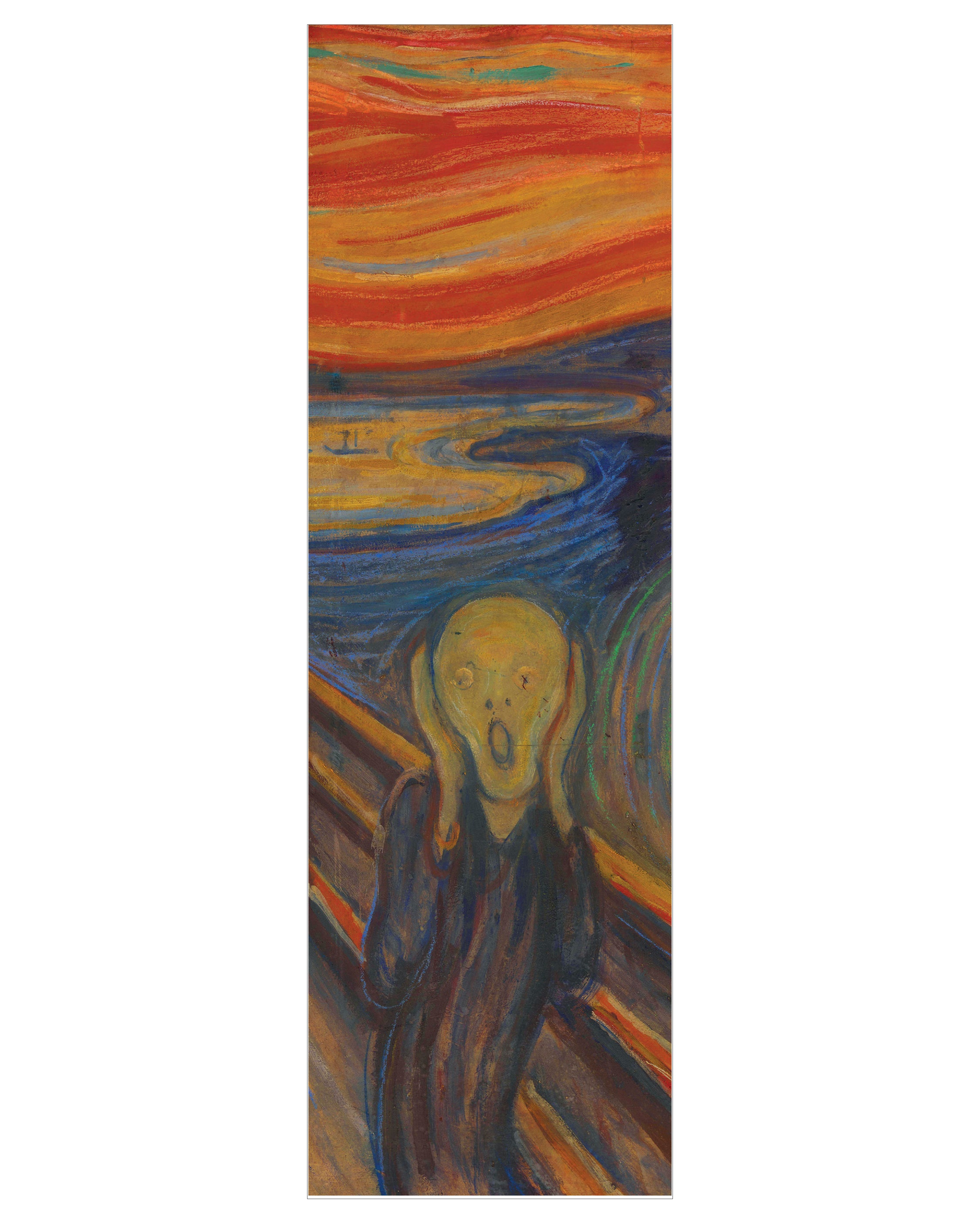 pomegranate-bookmarks-munch-lesezeichen-the-scream-einzeln image 1