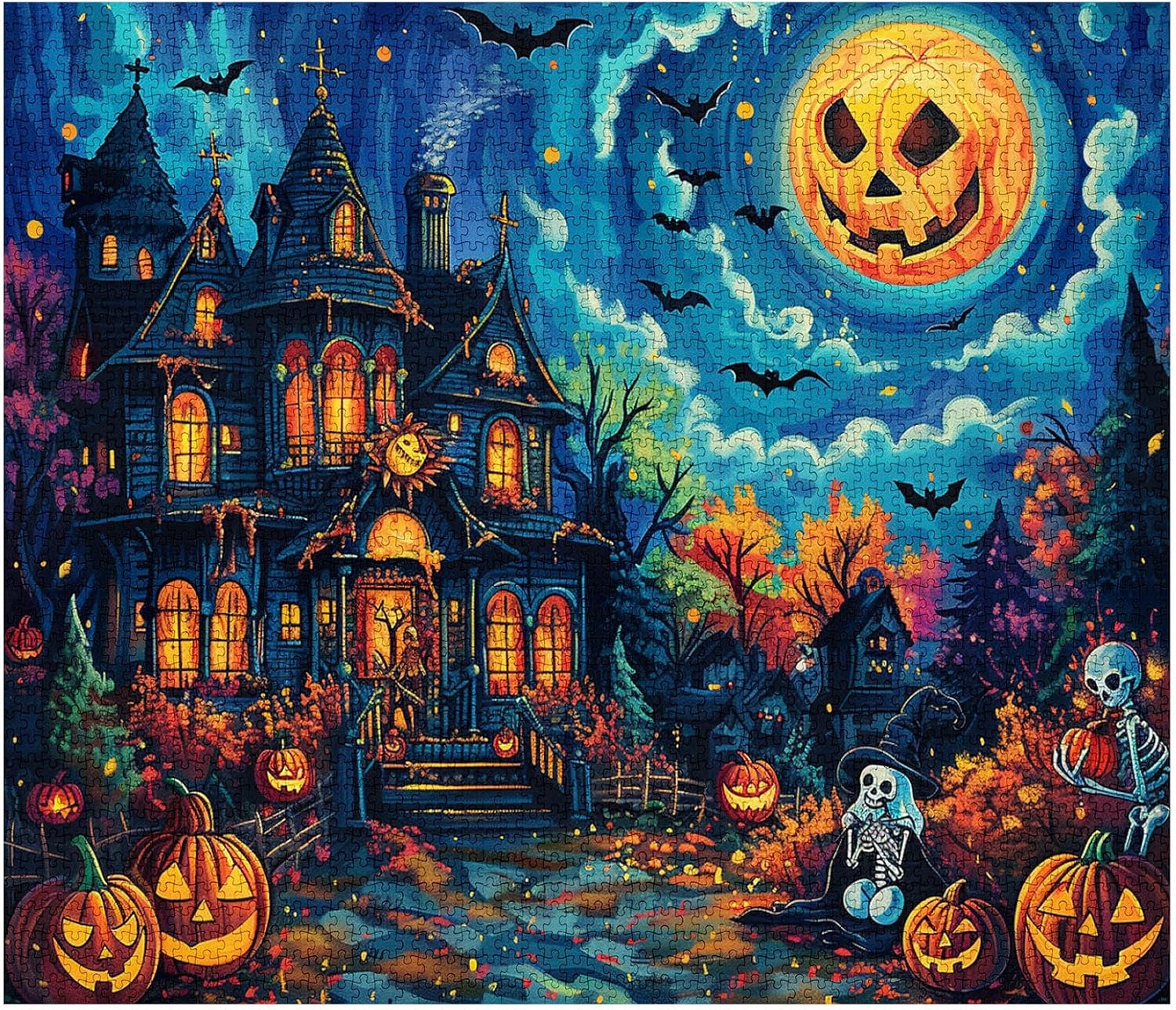 tucocoo-jigsaw-puzzles-pumpkin-moon-puzzle-1000-teile-halloween image 2
