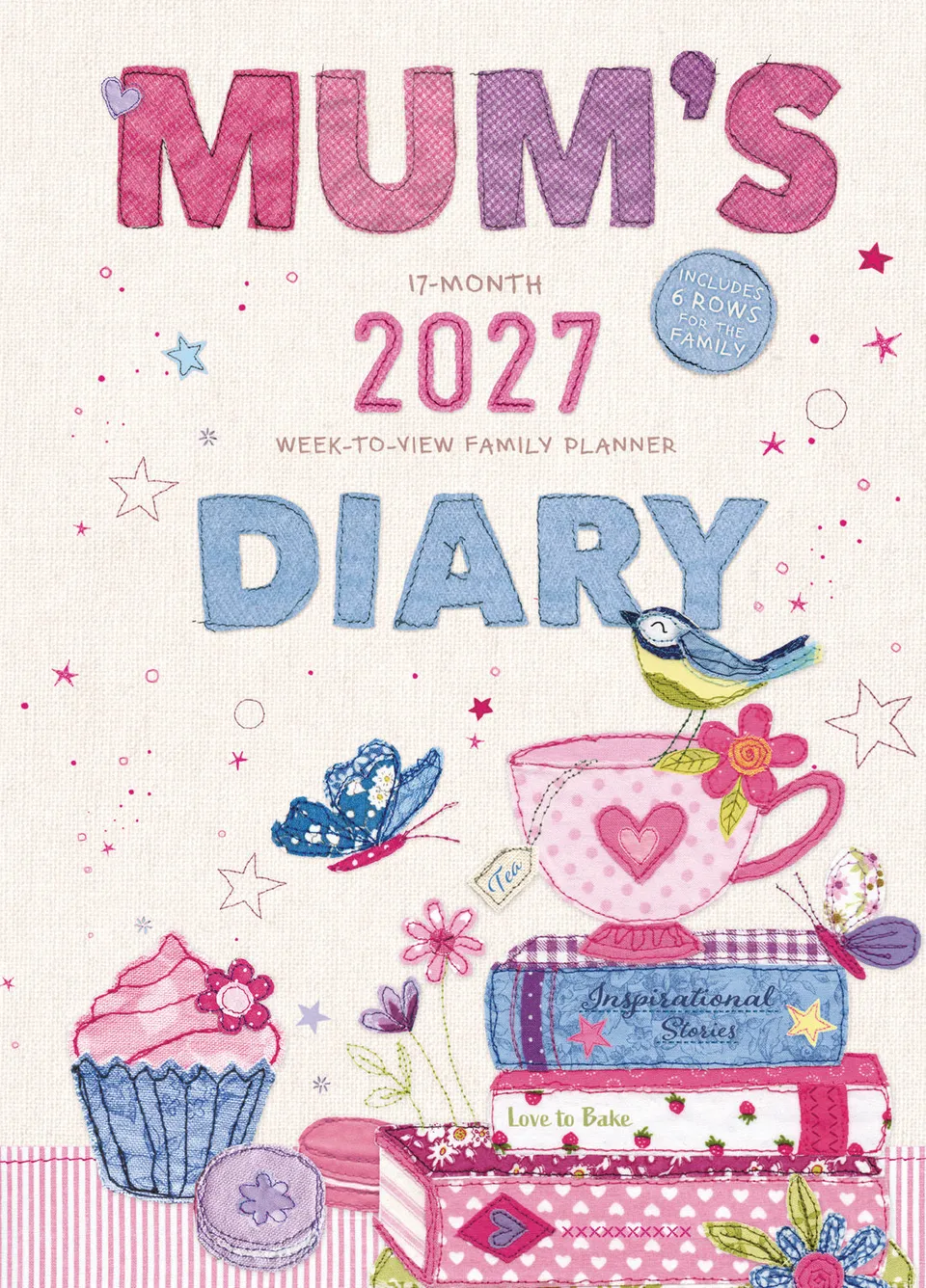 otter-house-mums-fabric-planner-a5-diary-2027-mama-tagebuch image 1