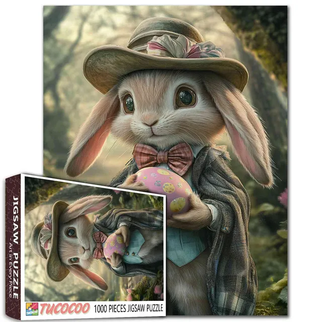 tucocoo-easter-bunny-puzzle-1000-teile-osterhase image 1