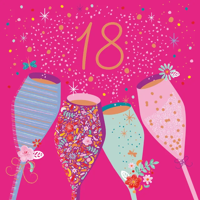 otter-house-age-to-celebrate-18-geburtstagskarte-gl-ser image 1