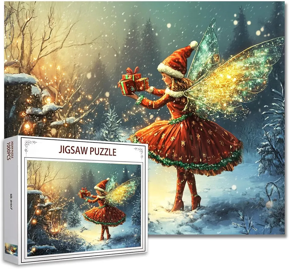 tucocoo-fairy-tale-christmas-puzzle-1000-teile-fee image 1