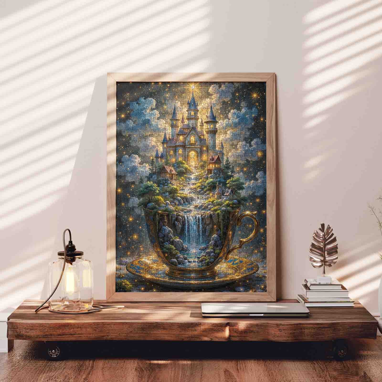 tucocoo-fantasy-teacup-castle-puzzle-1000-teile-nachthimmel image 3