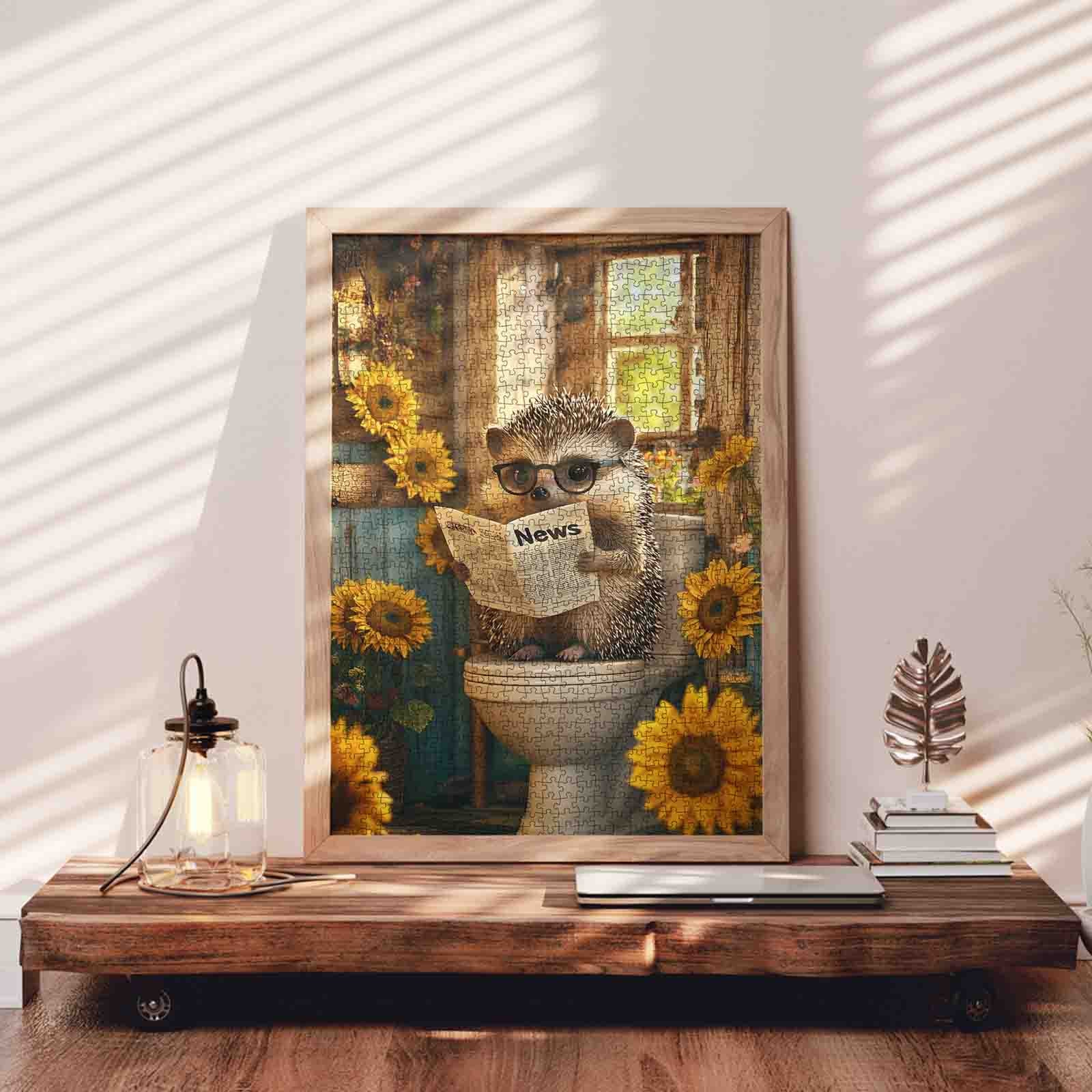 tucocoo-sunflower-hedgehog-puzzle-1000-teile-igel image 3