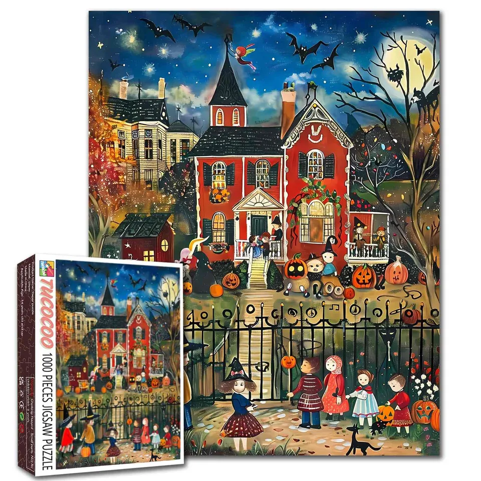 tucocoo-halloween-night-trick-or-treat-puzzle-1000-teile-halloween image 1