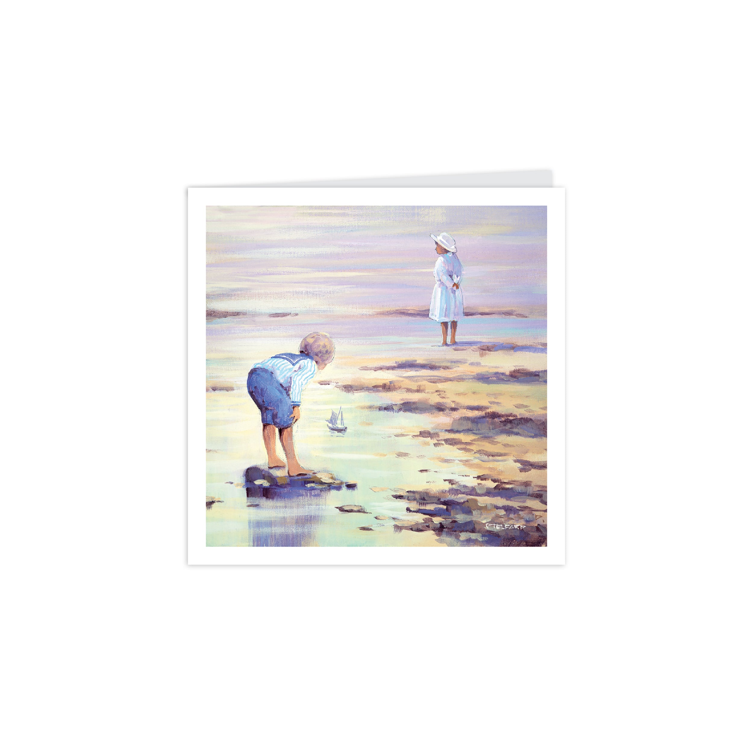 otter-house-notecard-set-kinder-am-strand-10er-box image 3