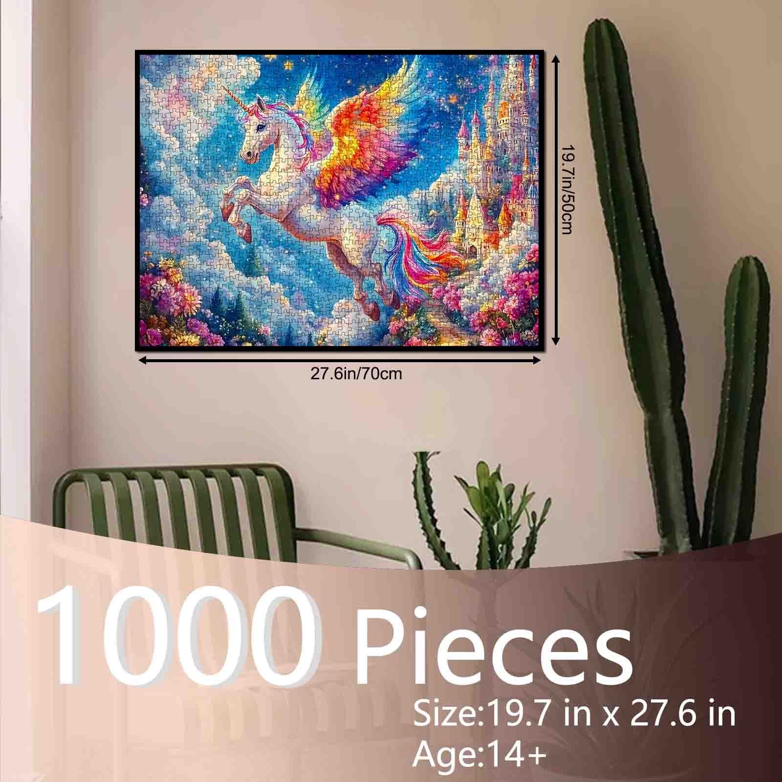 tucocoo-unicorn-puzzle-1000-teile-regenbogen-fantasy image 5