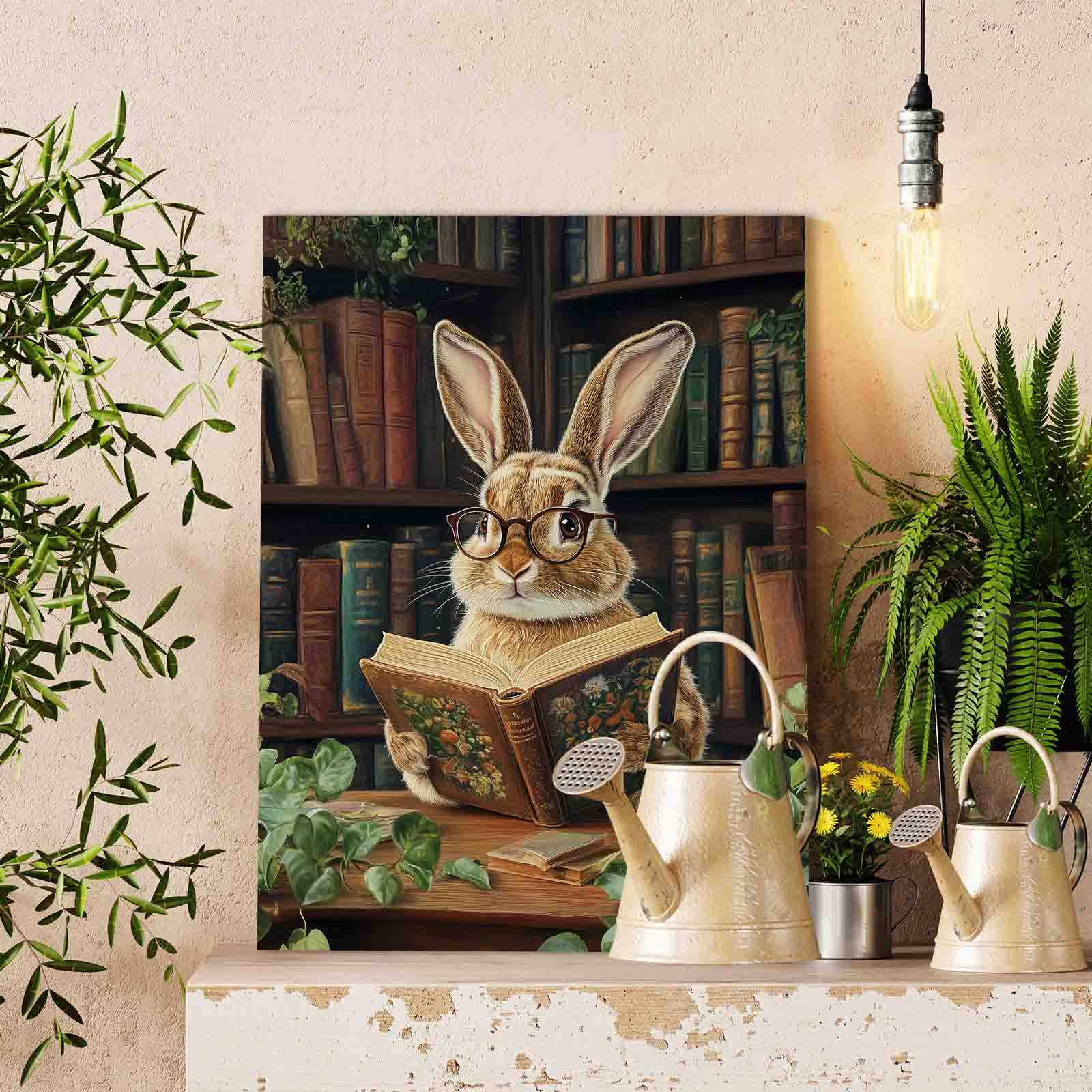 tucocoo-intellectual-bunny-library-malen-nach-zahlen-hase image 2