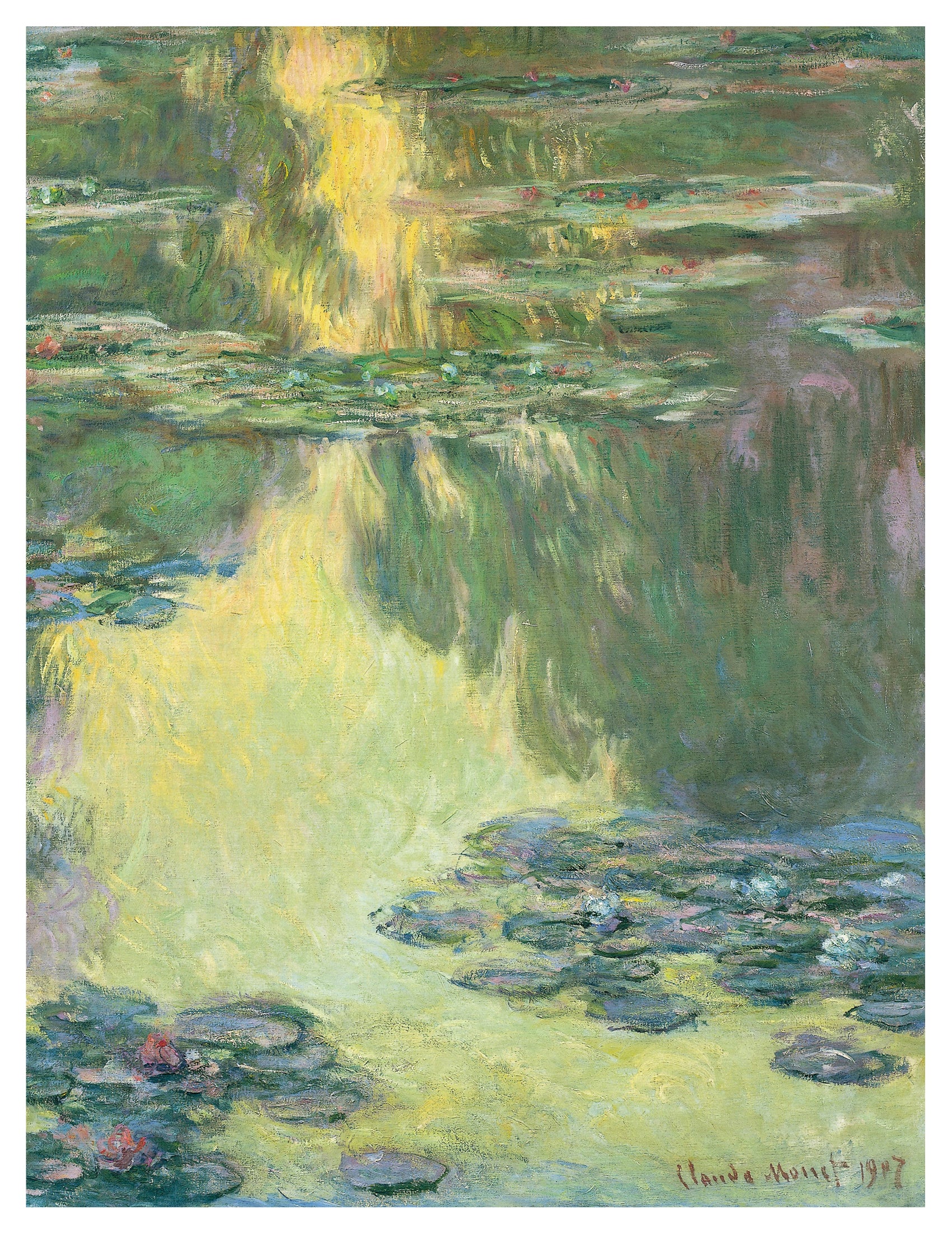 pomegranate-claude-monet-lily-pond-briefkarten-seerosen-box image 5