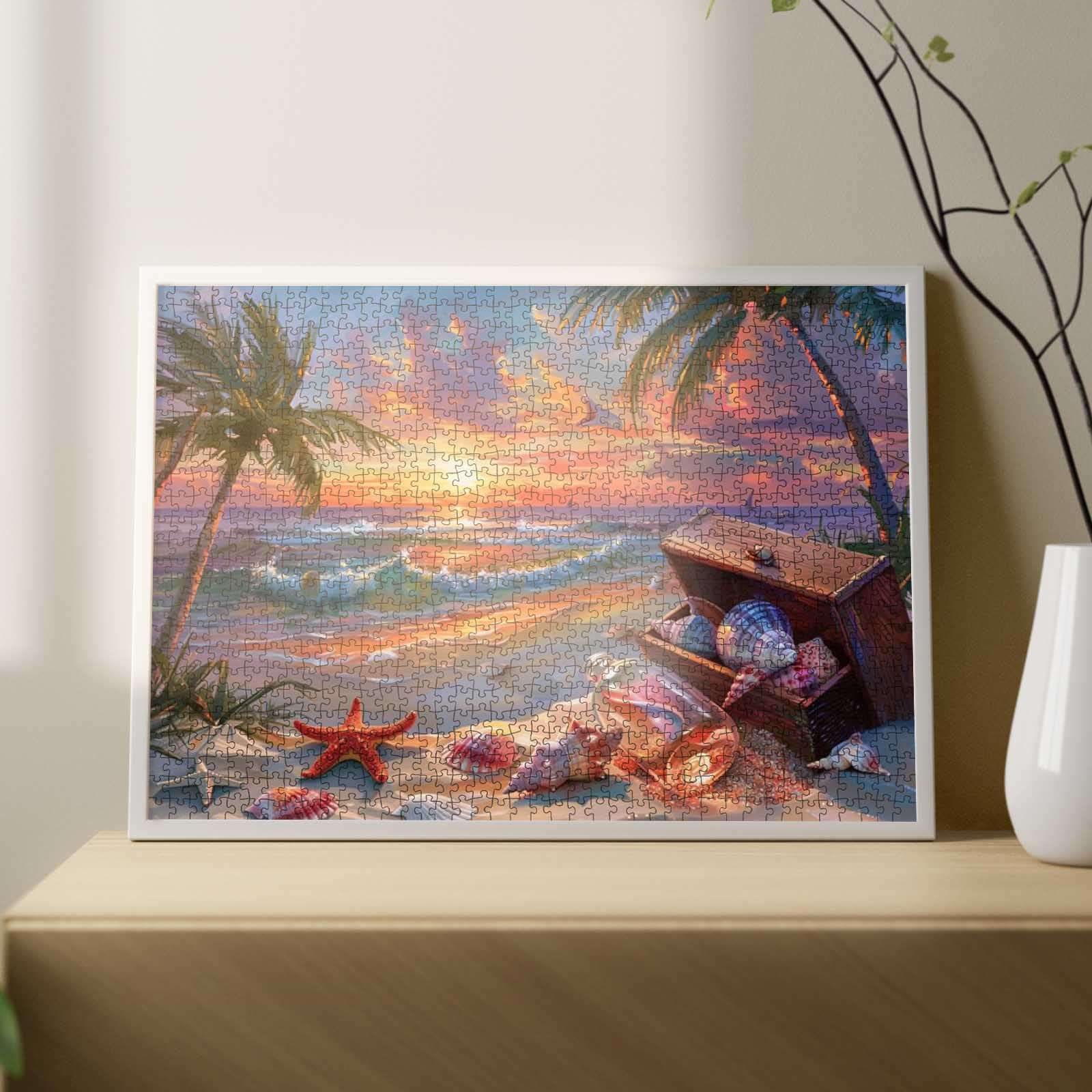 tucocoo-sunset-shells-beach-puzzle-1000-teile-muscheln image 3