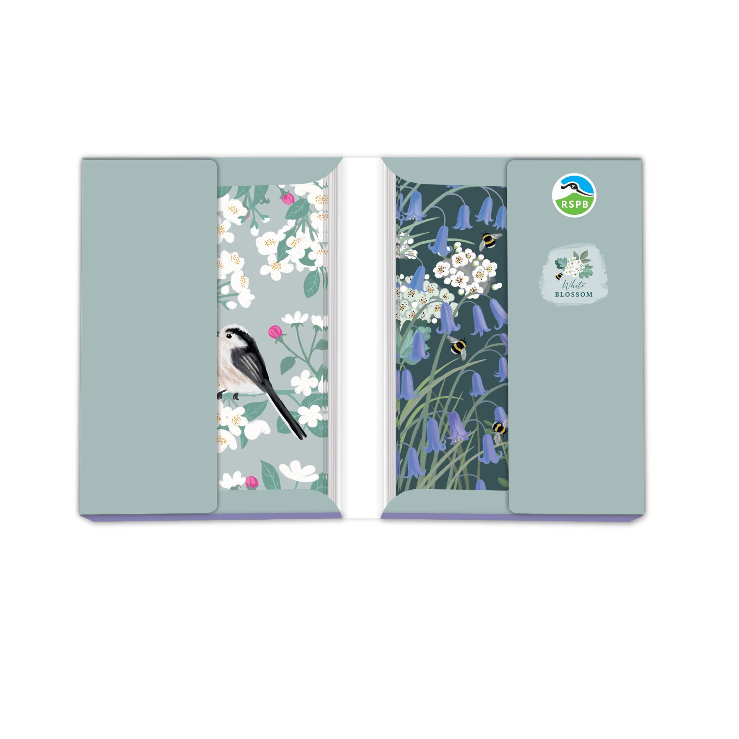 otter-house-rspb-white-blossom-notecards-12-karten image 4
