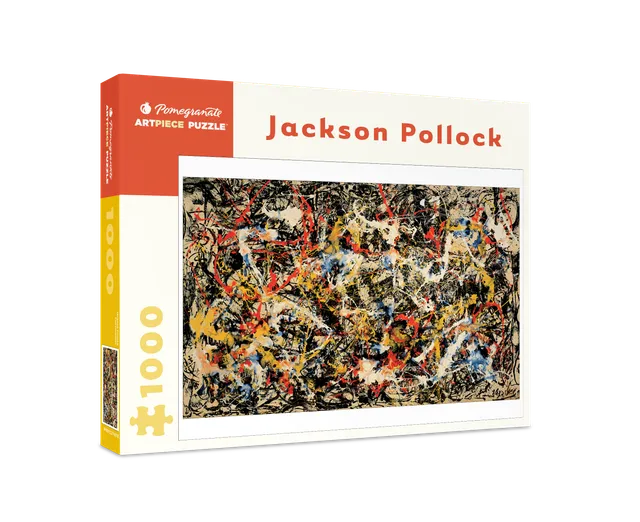 pomegranate-jackson-pollock-puzzle-convergence-1000-teile-abstrakt image 1