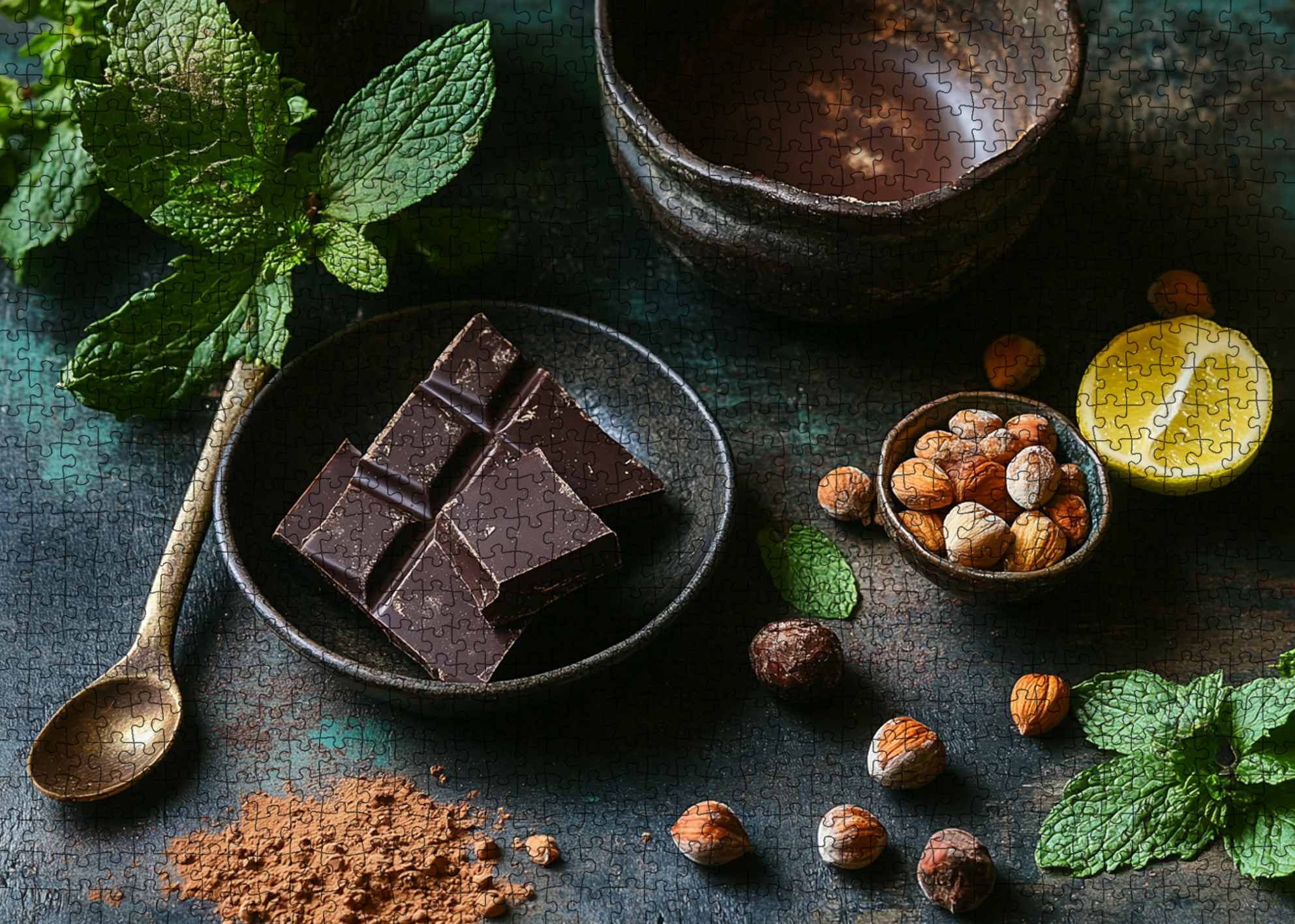 tucocoo-dark-chocolate-artisan-still-life-puzzle-1000-teile image 2