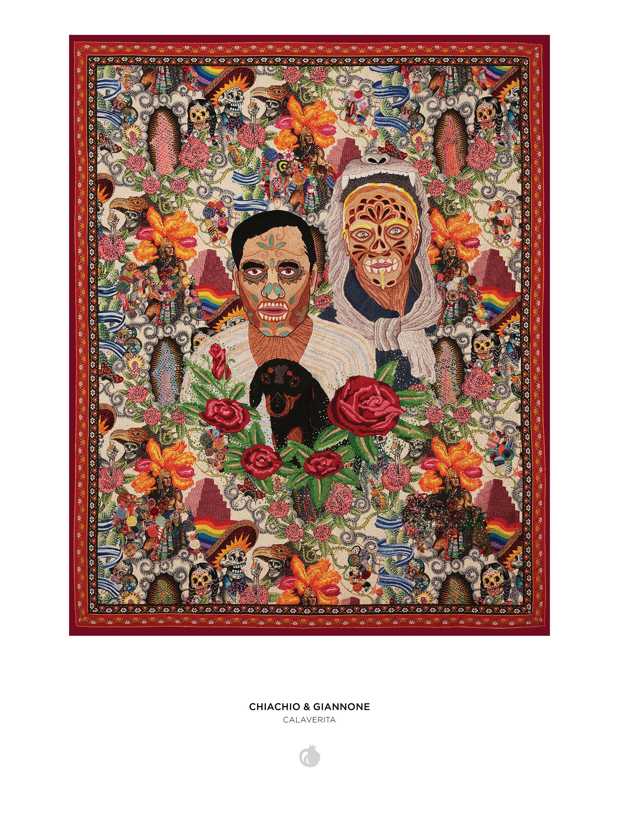 pomegranate-calaverita-puzzle-1000-teile-textilkunst image 3