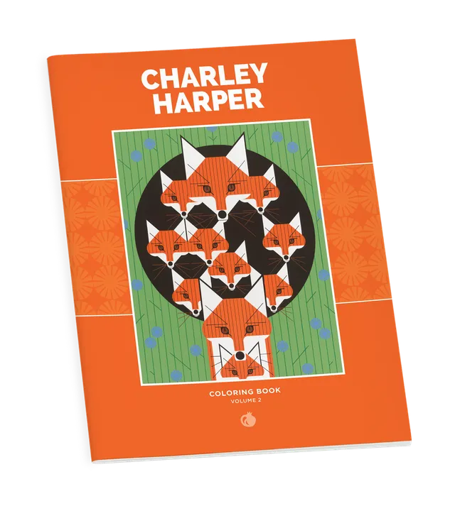 pomegranate-charley-harper-volume-2-malbuch-tiere-v-gel image 1