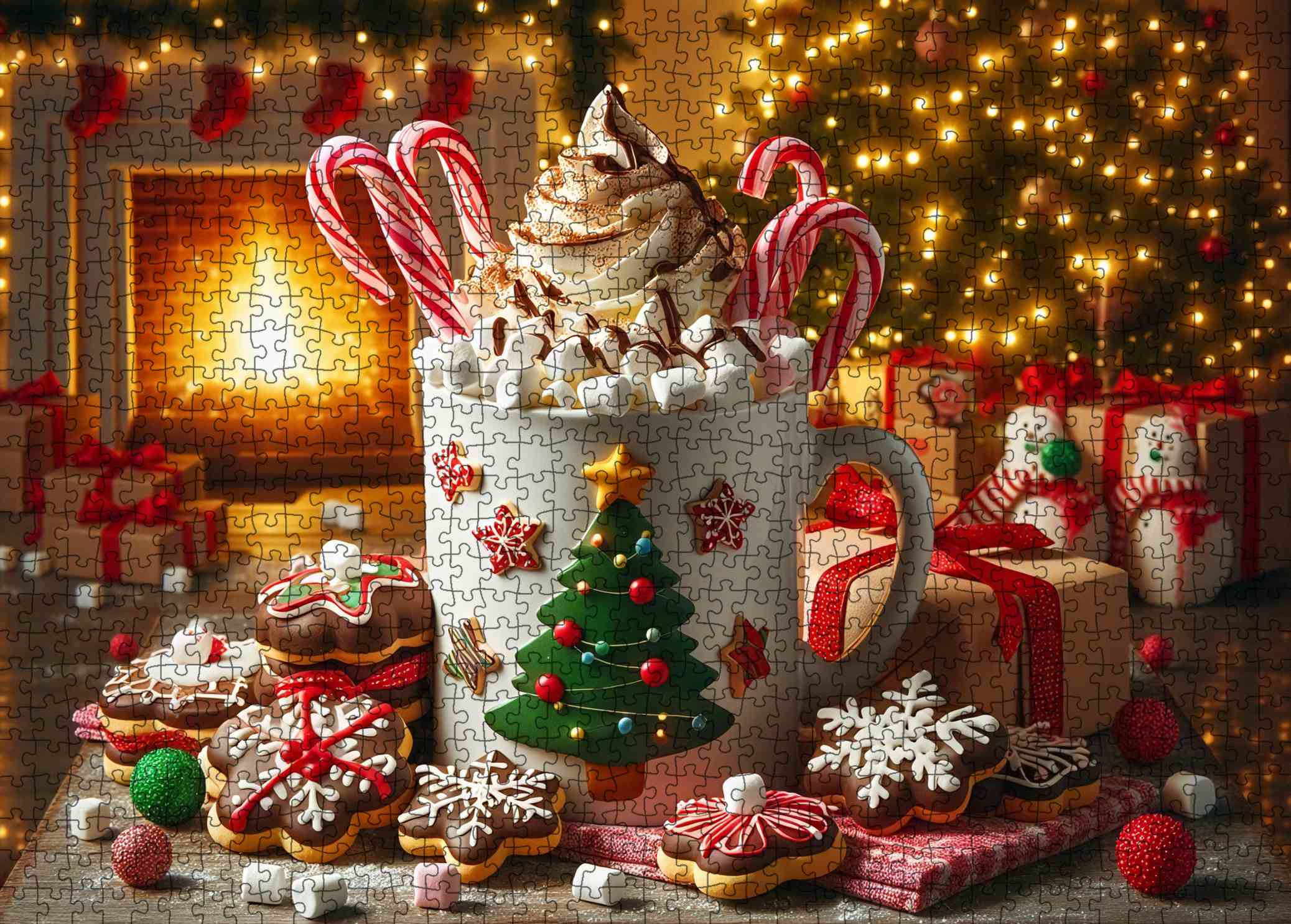 tucocoo-christmas-hot-cocoa-delight-puzzle-1000-teile-kakao image 2