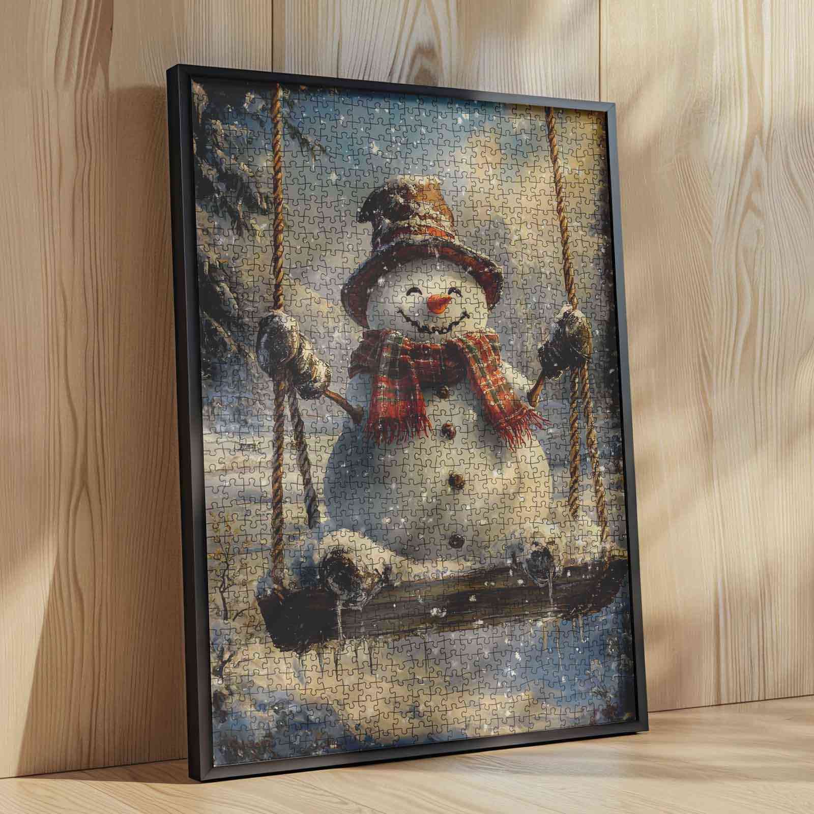 tucocoo-schaukelnder-schneemann-puzzle-1000-teile-weihnachten image 4