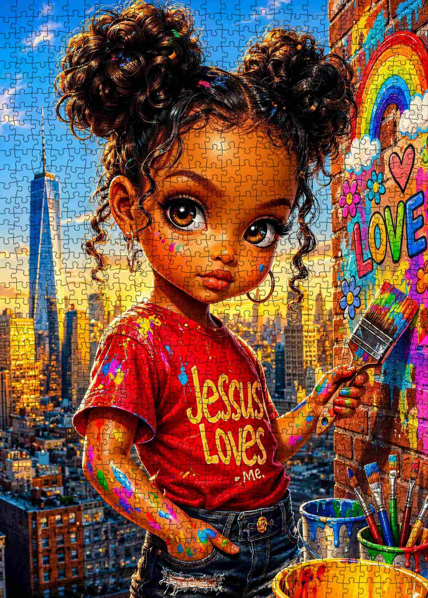 tucocoo-young-street-artist-new-york-puzzle-1000-teile-stadt image 2