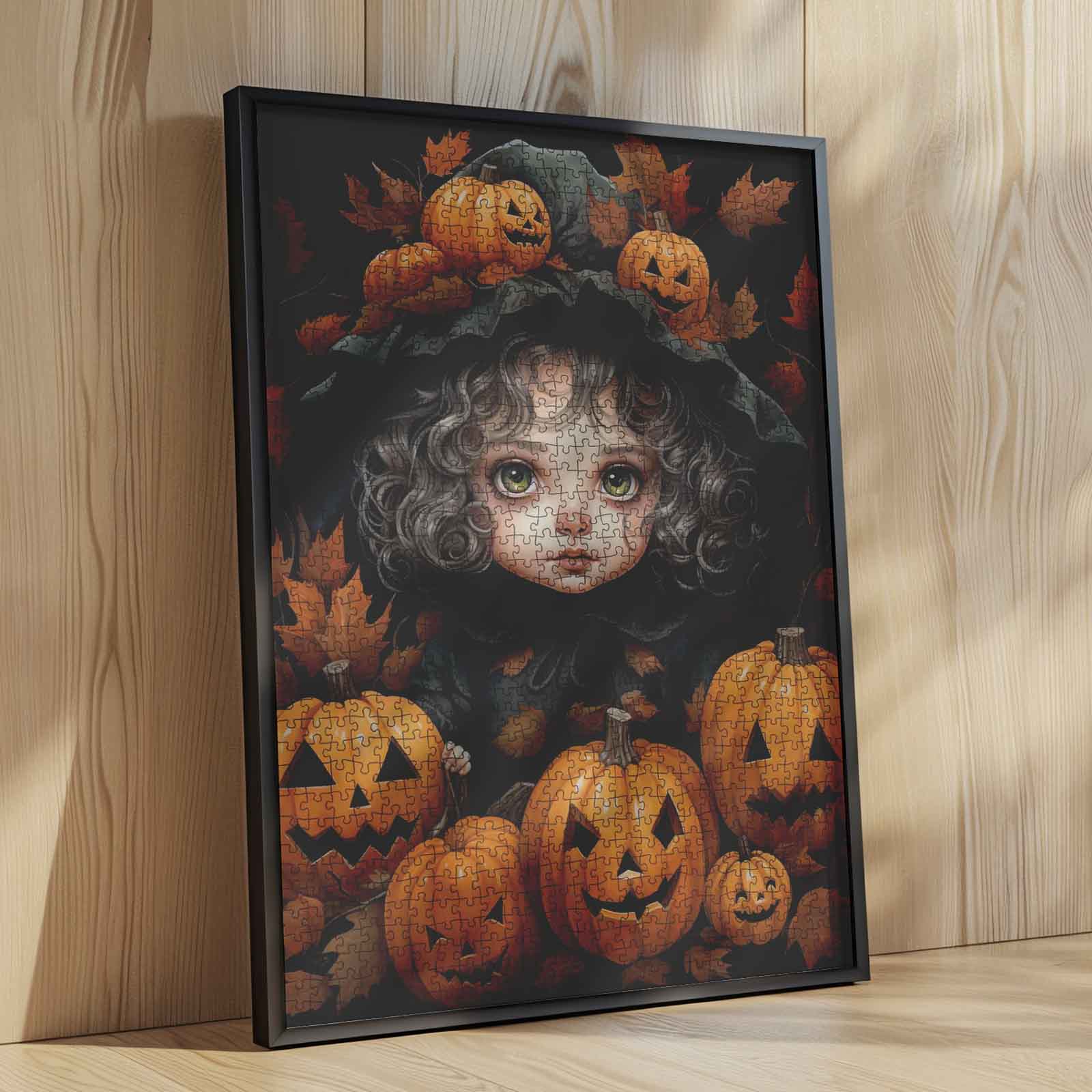 tucocoo-halloween-girl-with-pumpkins-puzzle-1000-teile image 4
