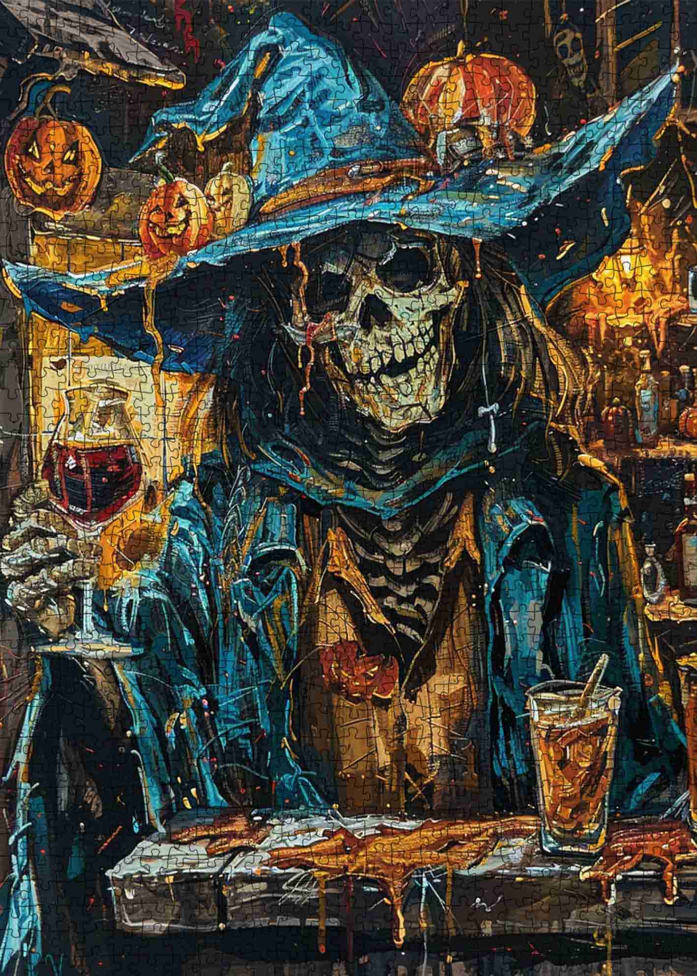 tucocoo-haunted-tavern-skeleton-puzzle-1000-teile-halloween image 2
