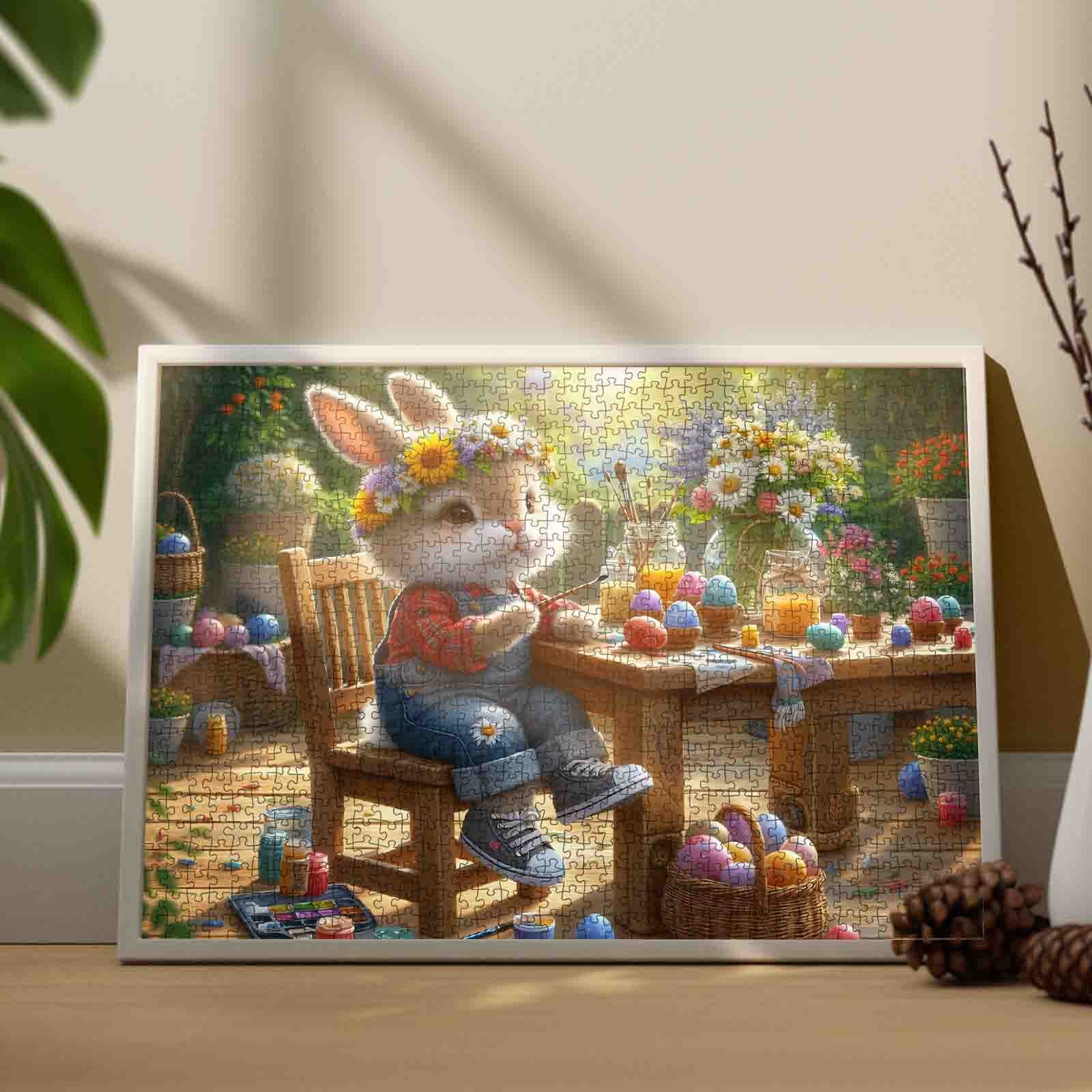 tucocoo-spring-bunny-egg-puzzle-1000-teile-ostern-garten image 3