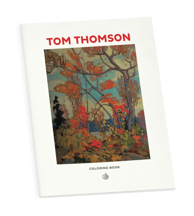 pomegranate-tom-thomson-ausmalbuch-landschaften image 1